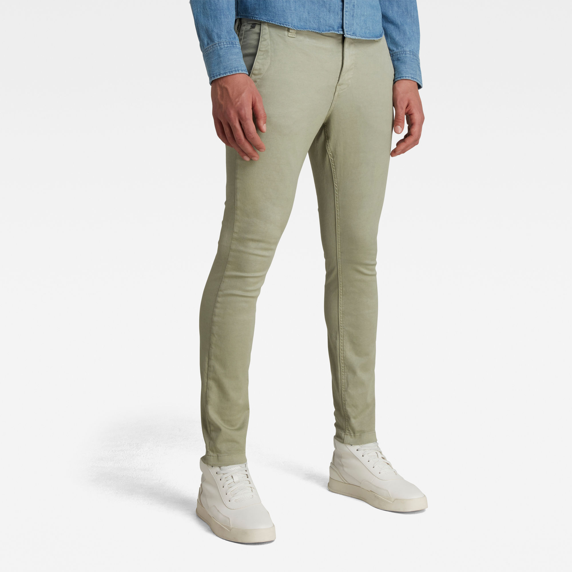 G-Star RAW Heren Skinny Chino Groen G-Star RAW Heren Skinny Chino Groen