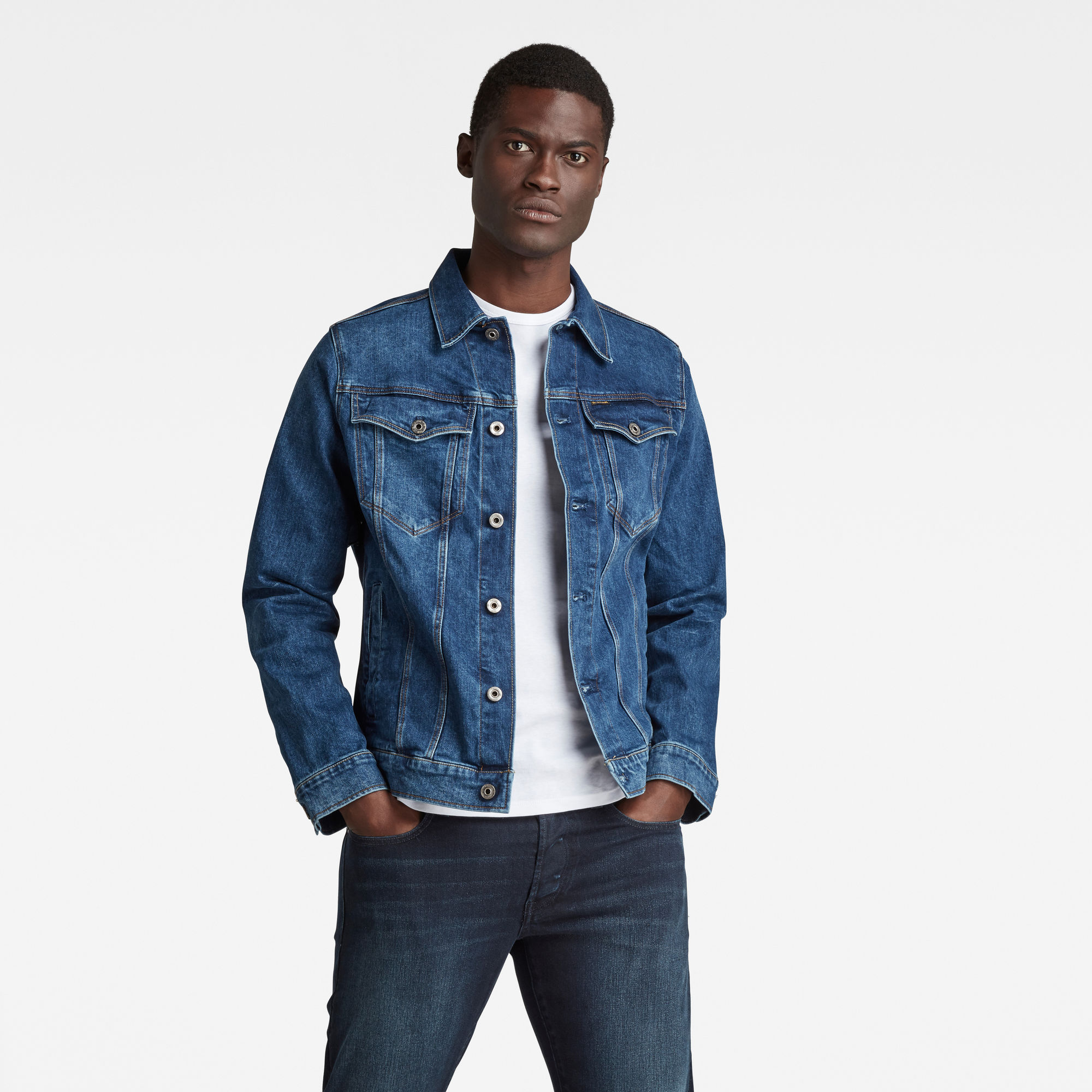 G-Star RAW Heren 3301 Slim Jack Blauw G-Star RAW Heren 3301 Slim Jack Blauw