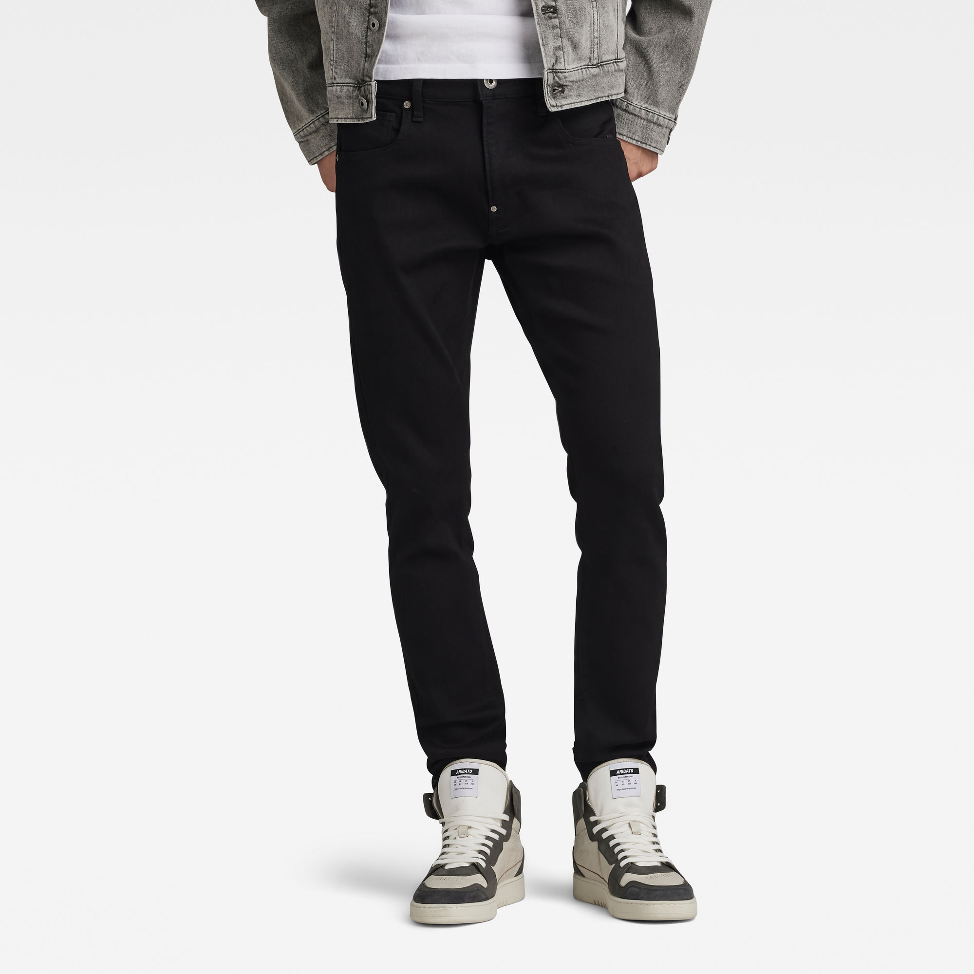 G-Star RAW Heren Revend Skinny Jeans Zwart G-Star RAW Heren Revend Skinny Jeans Zwart