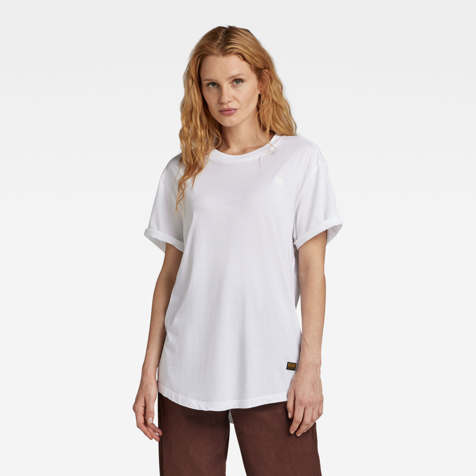 G-Star RAW Dames Lash Fem Loose Top Wit G-Star RAW Dames Lash Fem Loose Top Wit