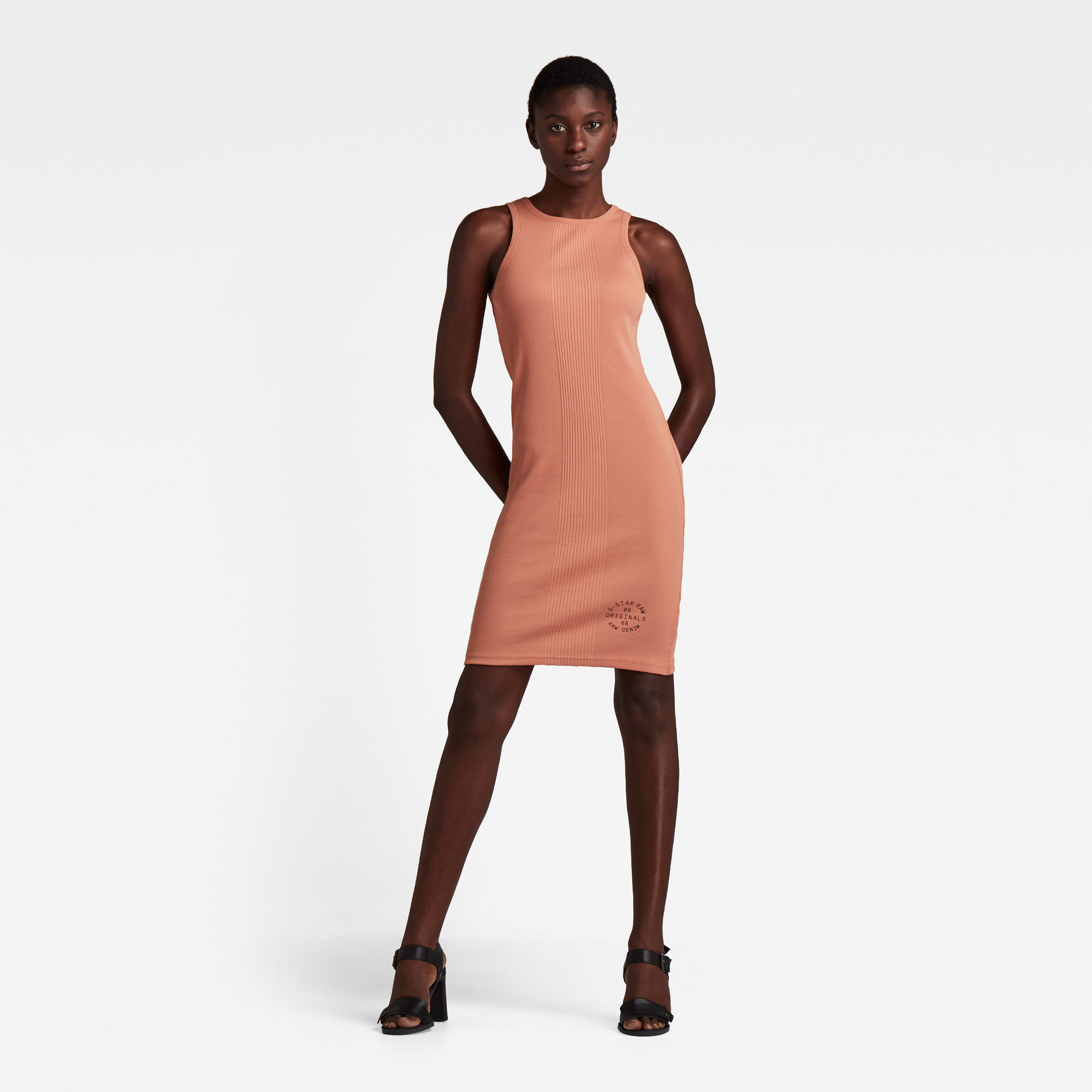 G-Star RAW Dames Engineered Rib Hemdjurk C Roze G-Star RAW Dames Engineered Rib Hemdjurk C Roze