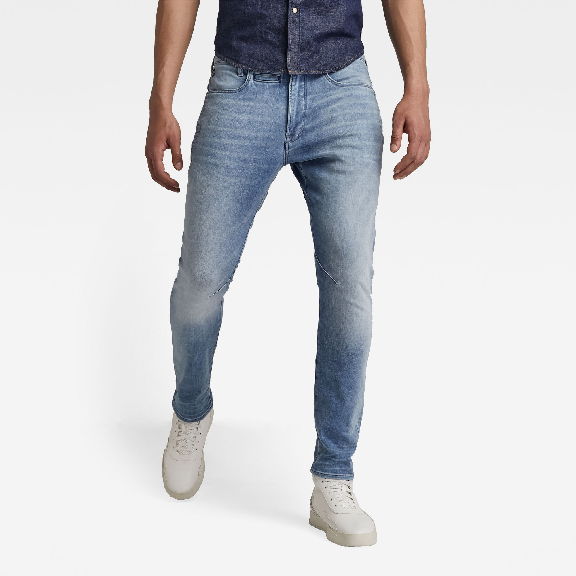 G-Star RAW Heren D-Staq 3D Slim Jeans Lichtblauw G-Star RAW Heren D-Staq 3D Slim Jeans Lichtblauw