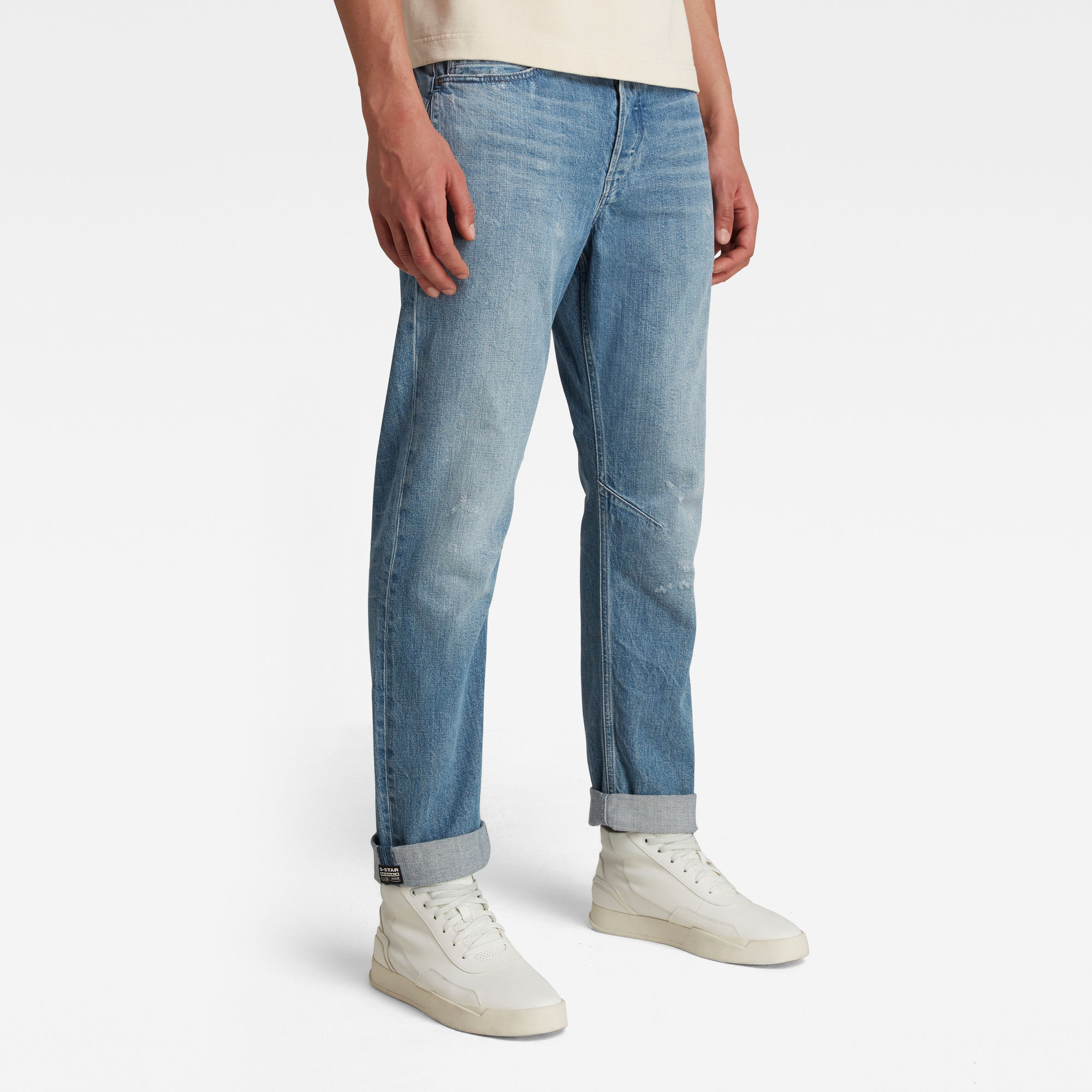 G-Star RAW Heren A-Staq Tapered Jeans Lichtblauw G-Star RAW Heren A-Staq Tapered Jeans Lichtblauw