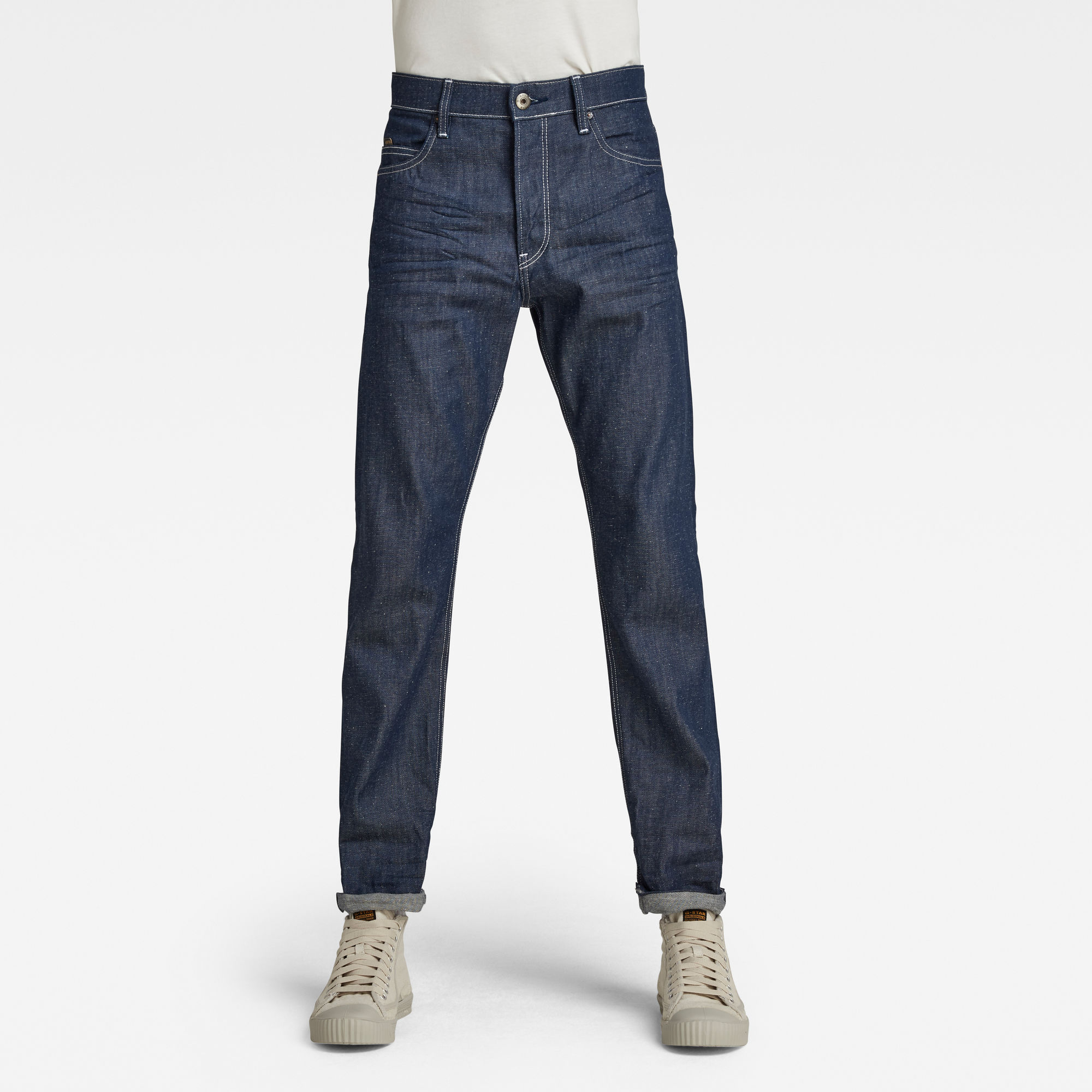 G-Star RAW Heren Triple A Straight Jeans C Donkerblauw G-Star RAW Heren Triple A Straight Jeans C Donkerblauw