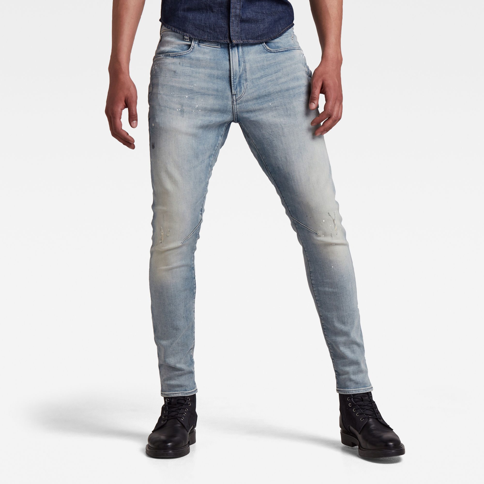 G-Star RAW Heren D-Staq 3D Slim Jeans Lichtblauw G-Star RAW Heren D-Staq 3D Slim Jeans Lichtblauw