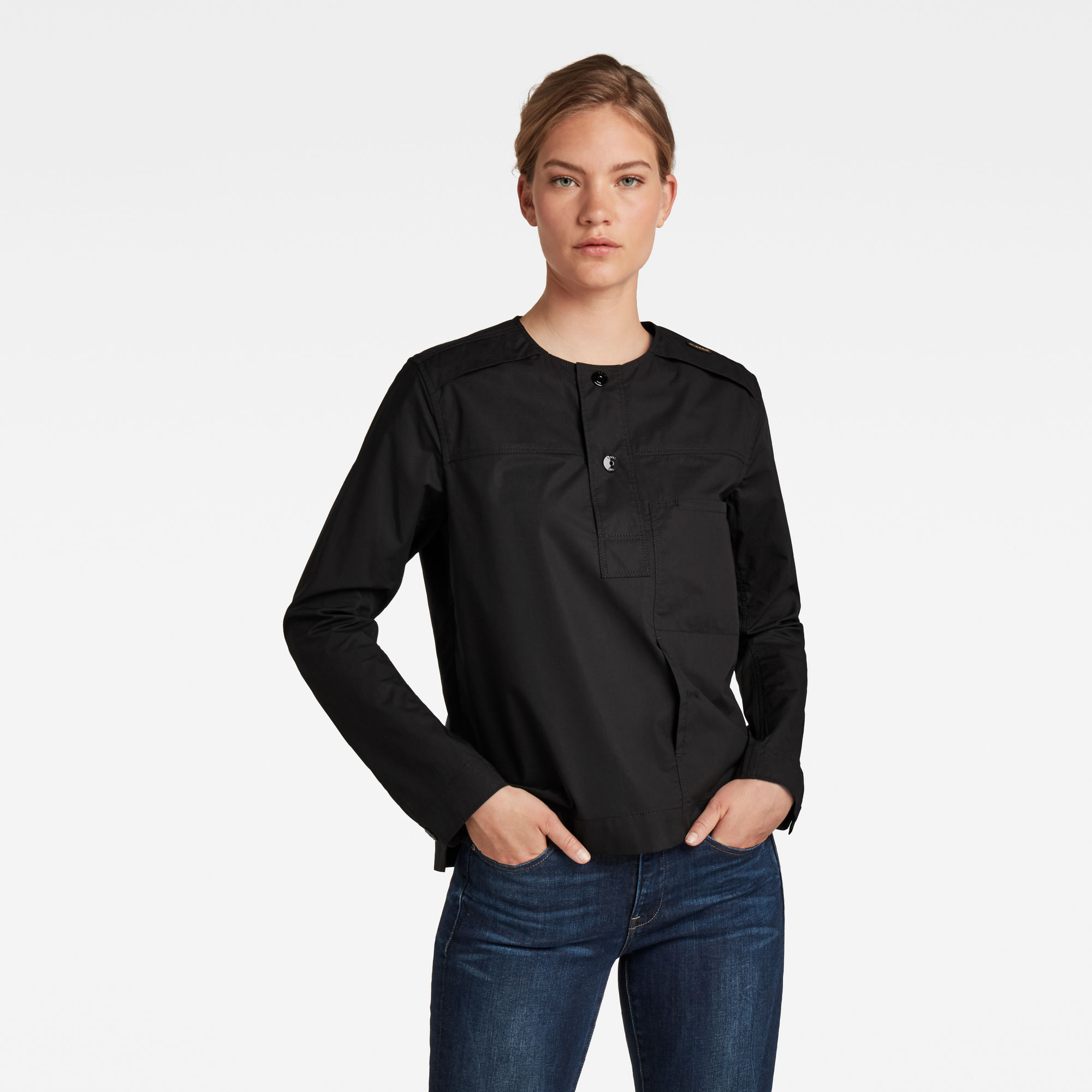 G-Star RAW Dames Workwear Shirt Zwart G-Star RAW Dames Workwear Shirt Zwart