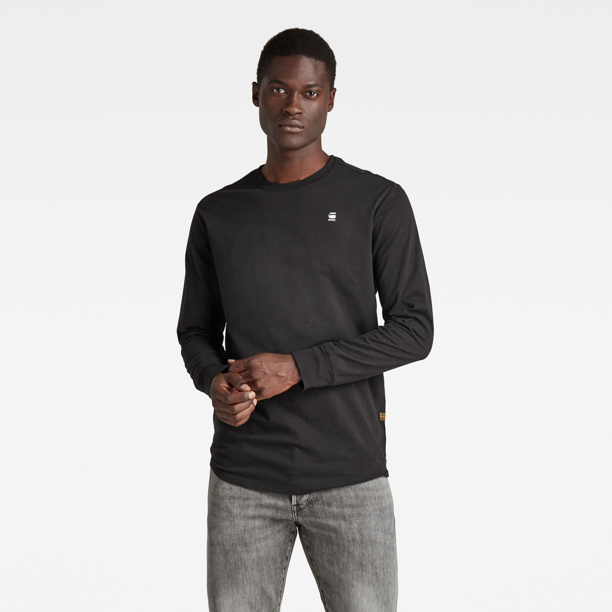 G-Star RAW Heren Lash T-Shirt Zwart G-Star RAW Heren Lash T-Shirt Zwart