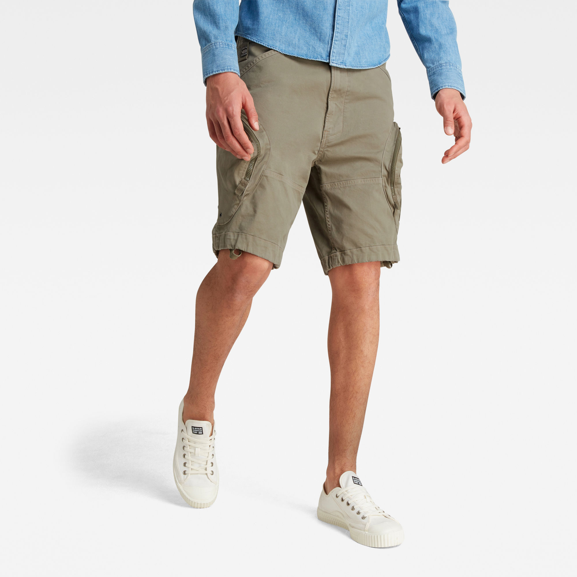 G-Star RAW Heren Short Rovic Airforce Relaxed Groen G-Star RAW Heren Short Rovic Airforce Relaxed Groen