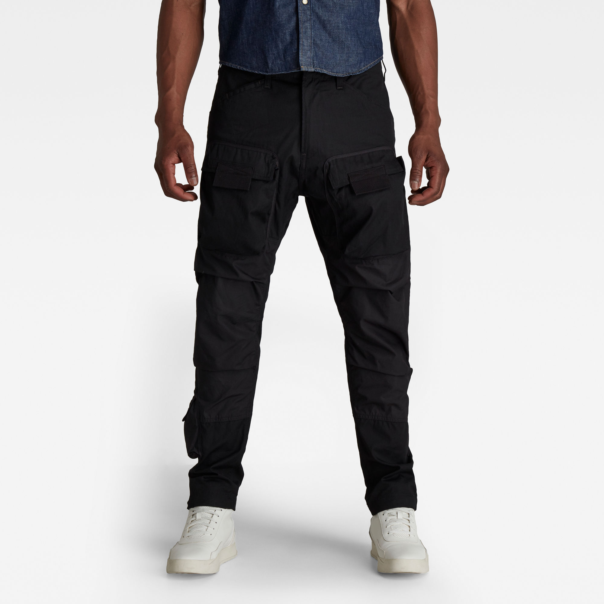 G-Star RAW Heren Cargo Broek 3D Straight Tapered Zwart G-Star RAW Heren Cargo Broek 3D Straight Tapered Zwart