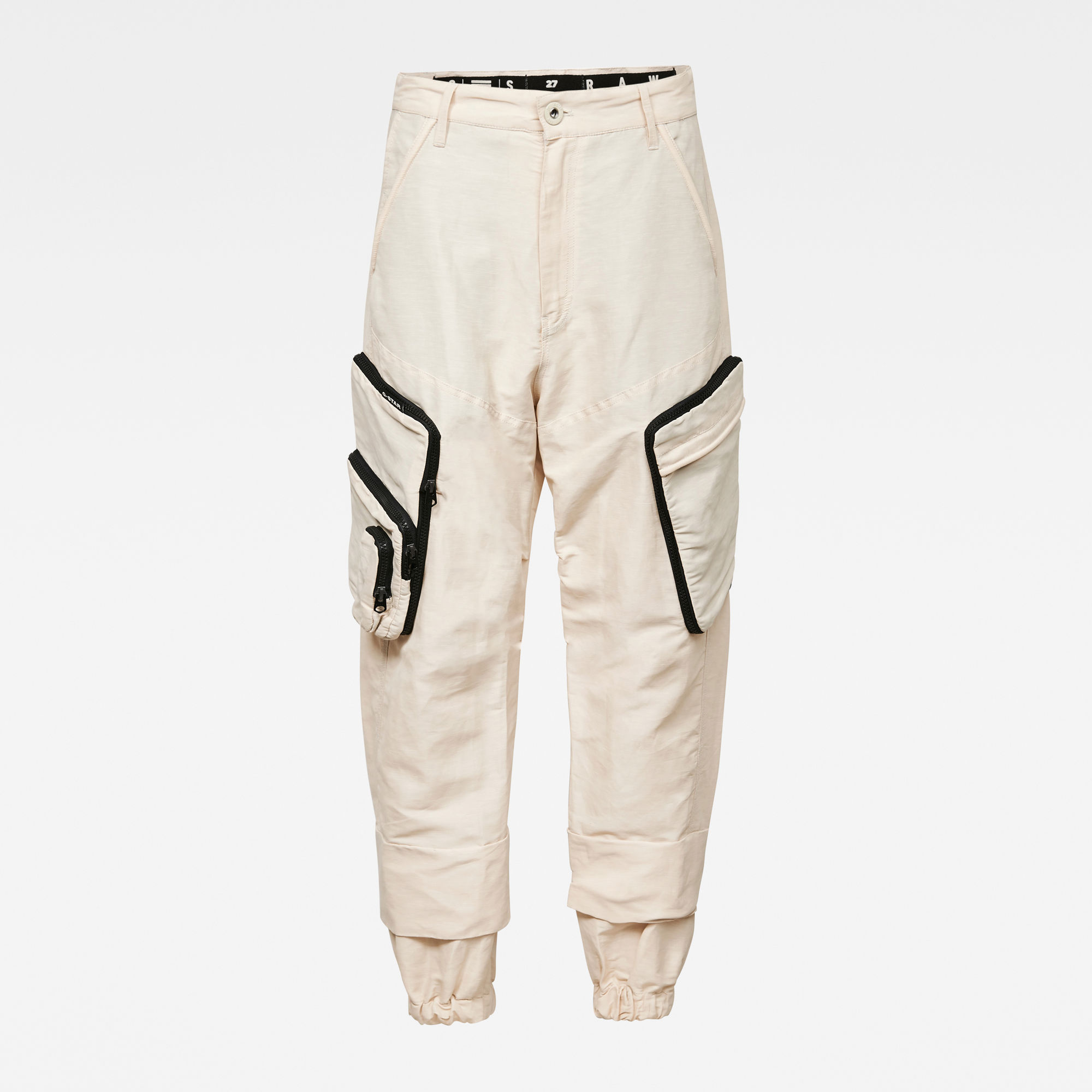 G-Star RAW Dames E Multipocket Cargo Broek Beige G-Star RAW Dames E Multipocket Cargo Broek Beige