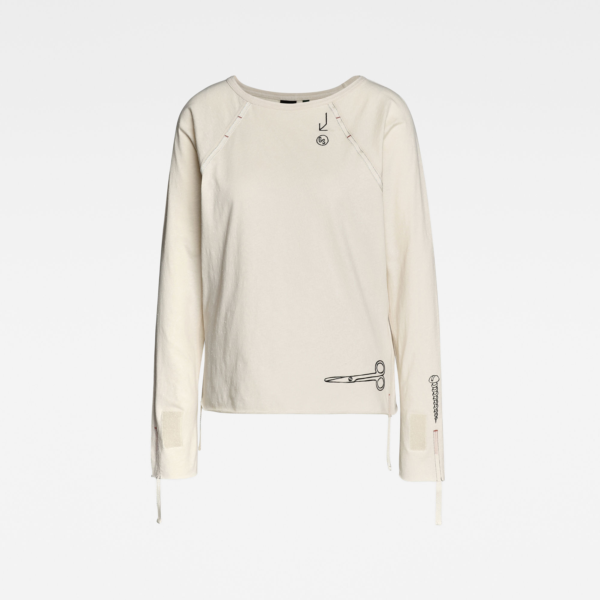 G-Star RAW Dames Batwing Objects Top Beige G-Star RAW Dames Batwing Objects Top Beige