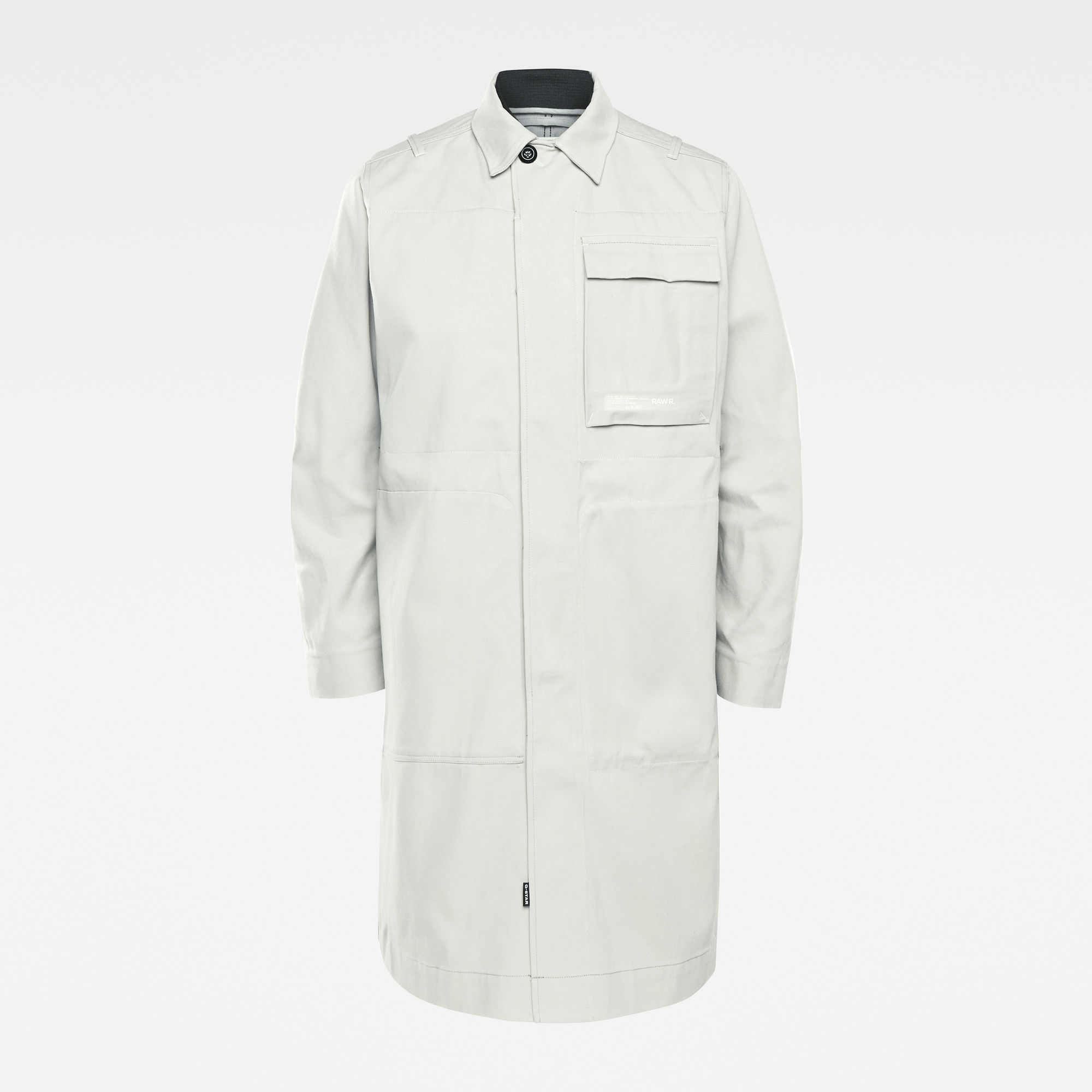 G-Star RAW Heren GSRR 2 in 1 Mac Selvedge Jas Grijs G-Star RAW Heren GSRR 2 in 1 Mac Selvedge Jas Grijs