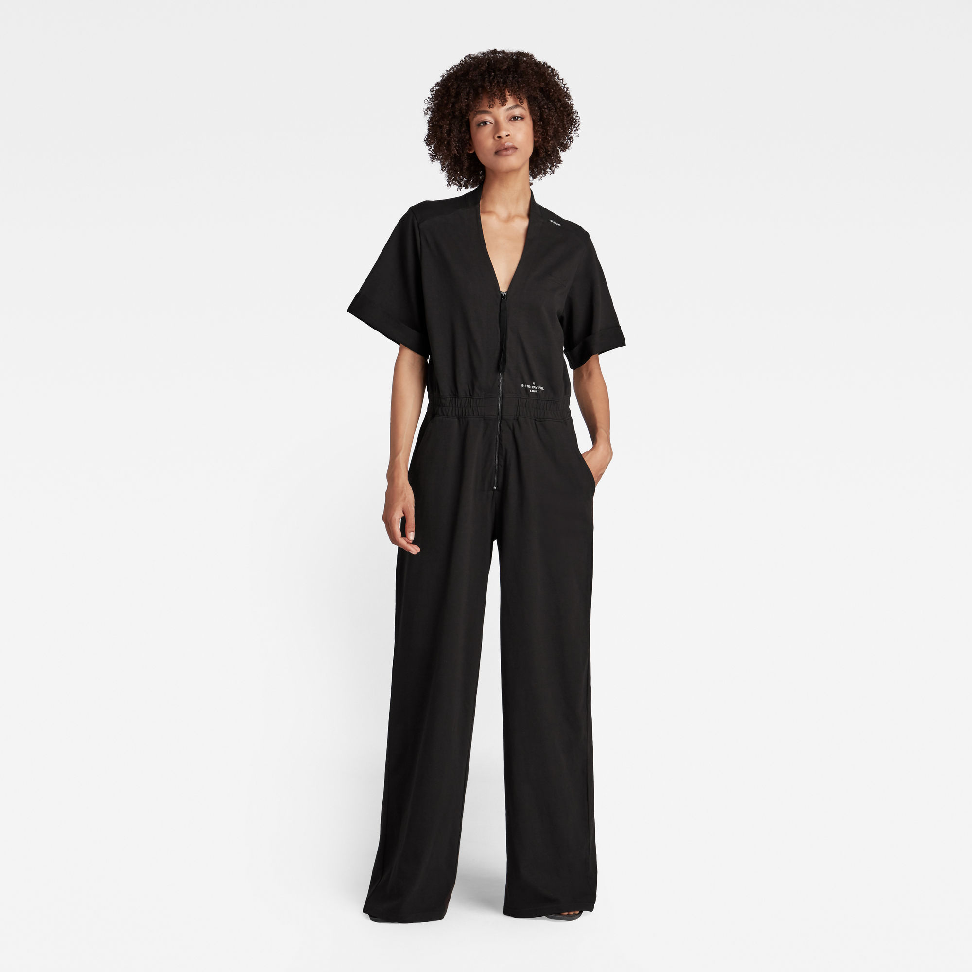 G-Star RAW Dames Blouse Jumpsuit Zwart G-Star RAW Dames Blouse Jumpsuit Zwart