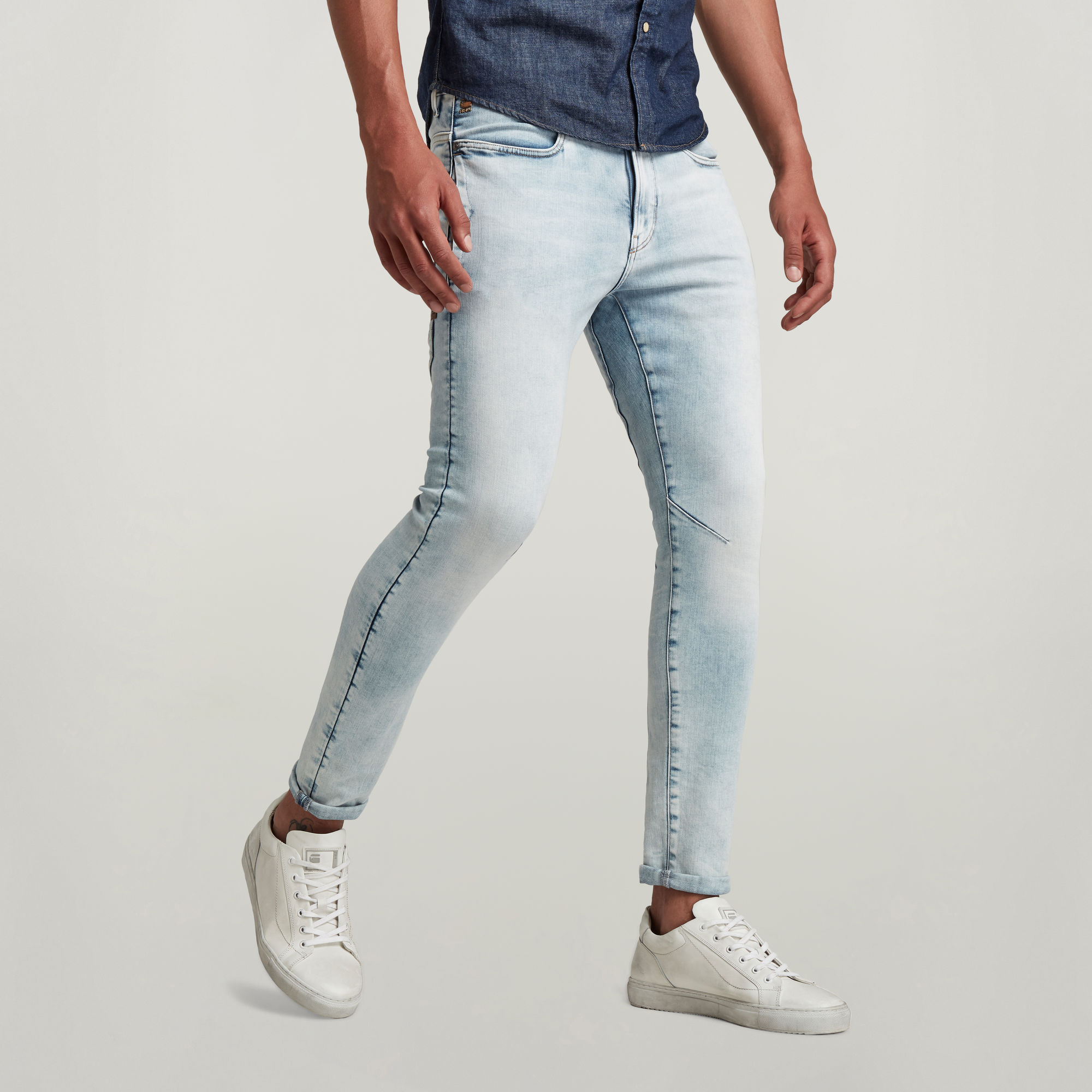 

D-Staq 3D Slim Jeans - Mittelblau - Herren