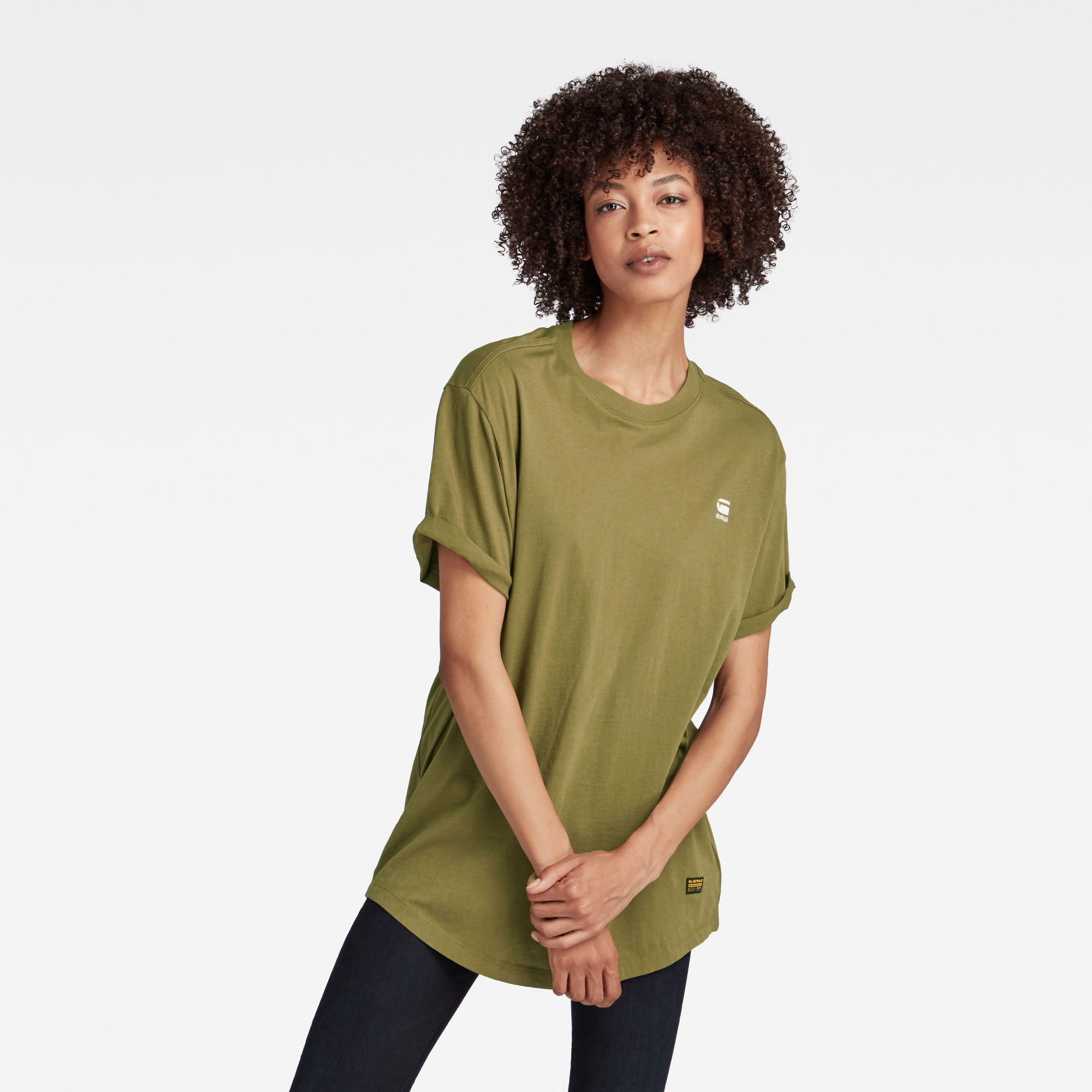 G-Star RAW Dames Lash Fem Loose Top Groen G-Star RAW Dames Lash Fem Loose Top Groen