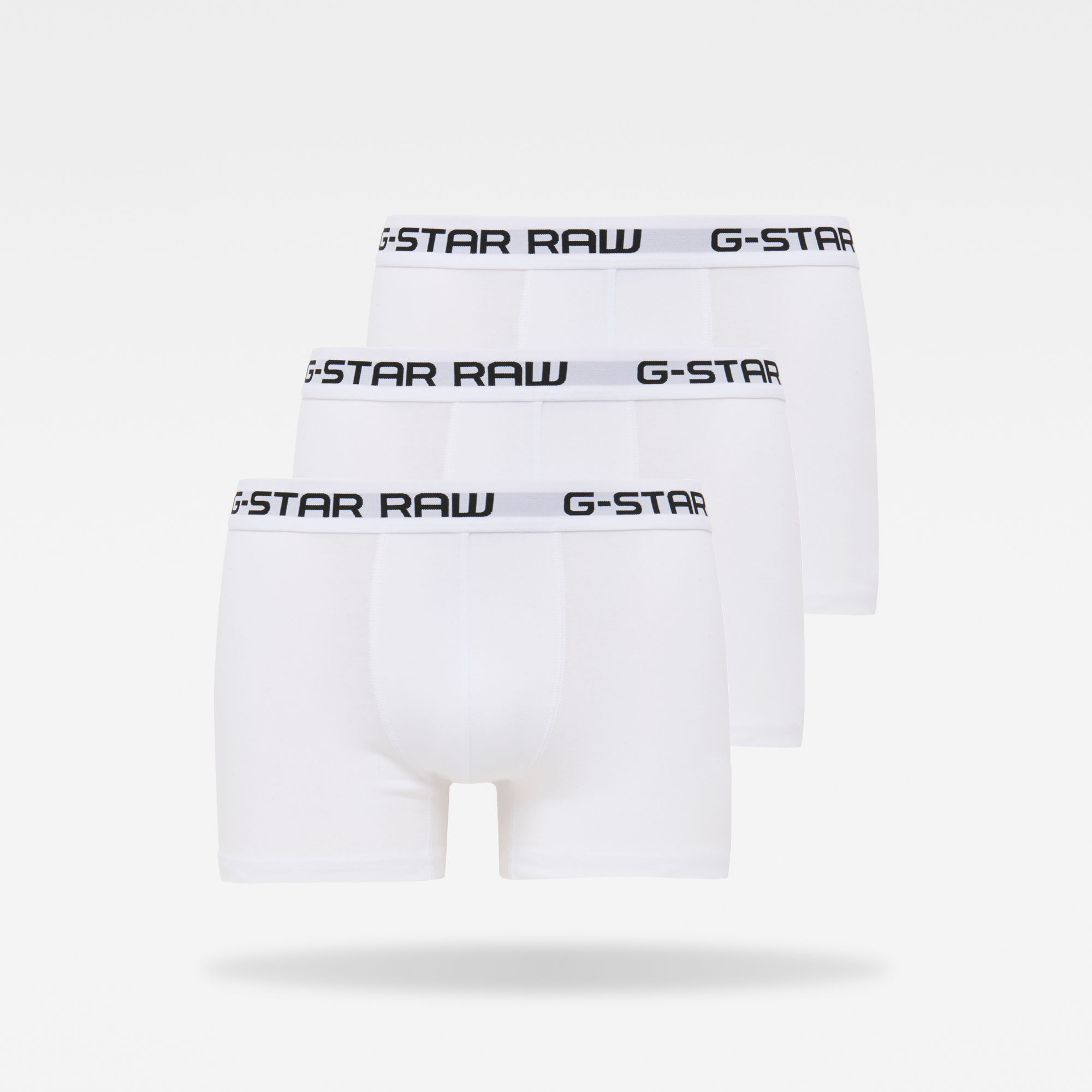 G-Star RAW Heren Klassieke Boxers 3-Pack Wit G-Star RAW Heren Klassieke Boxers 3-Pack Wit