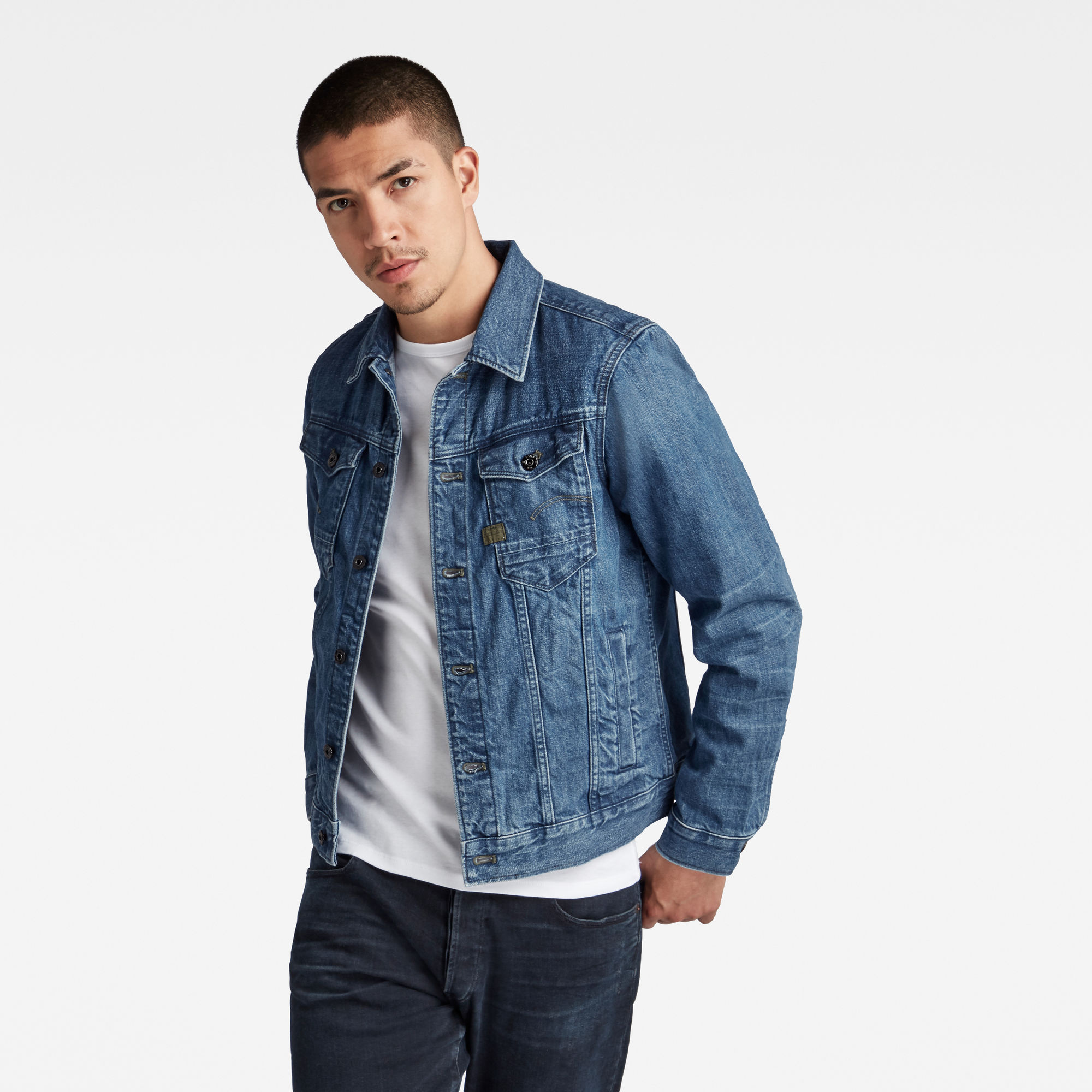G-Star RAW Heren Arc 3D Jack Blauw G-Star RAW Heren Arc 3D Jack Blauw