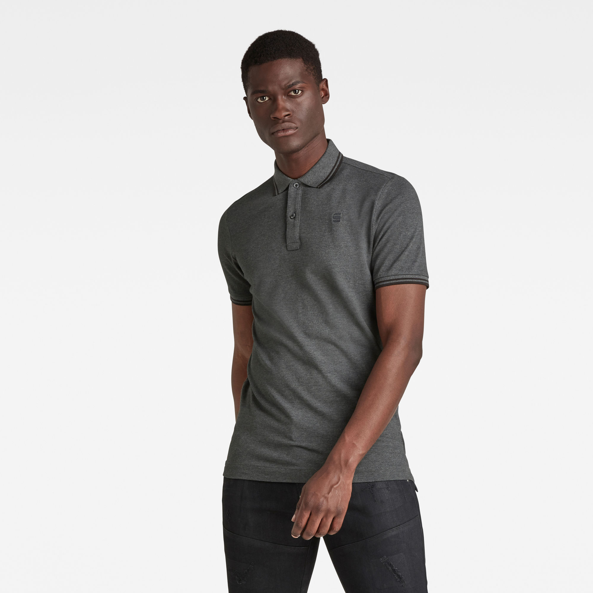 G-Star RAW Heren Dunda Slim Polo Gestreept Meerkleurig G-Star RAW Heren Dunda Slim Polo Gestreept Meerkleurig