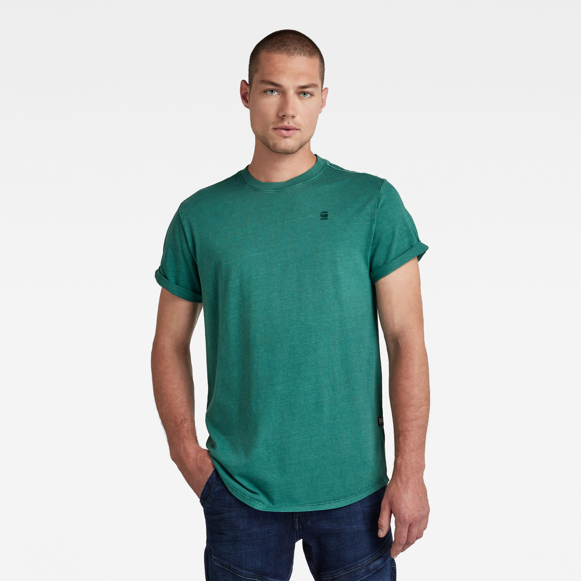 G-Star RAW Heren Lash R Top Groen G-Star RAW Heren Lash R Top Groen
