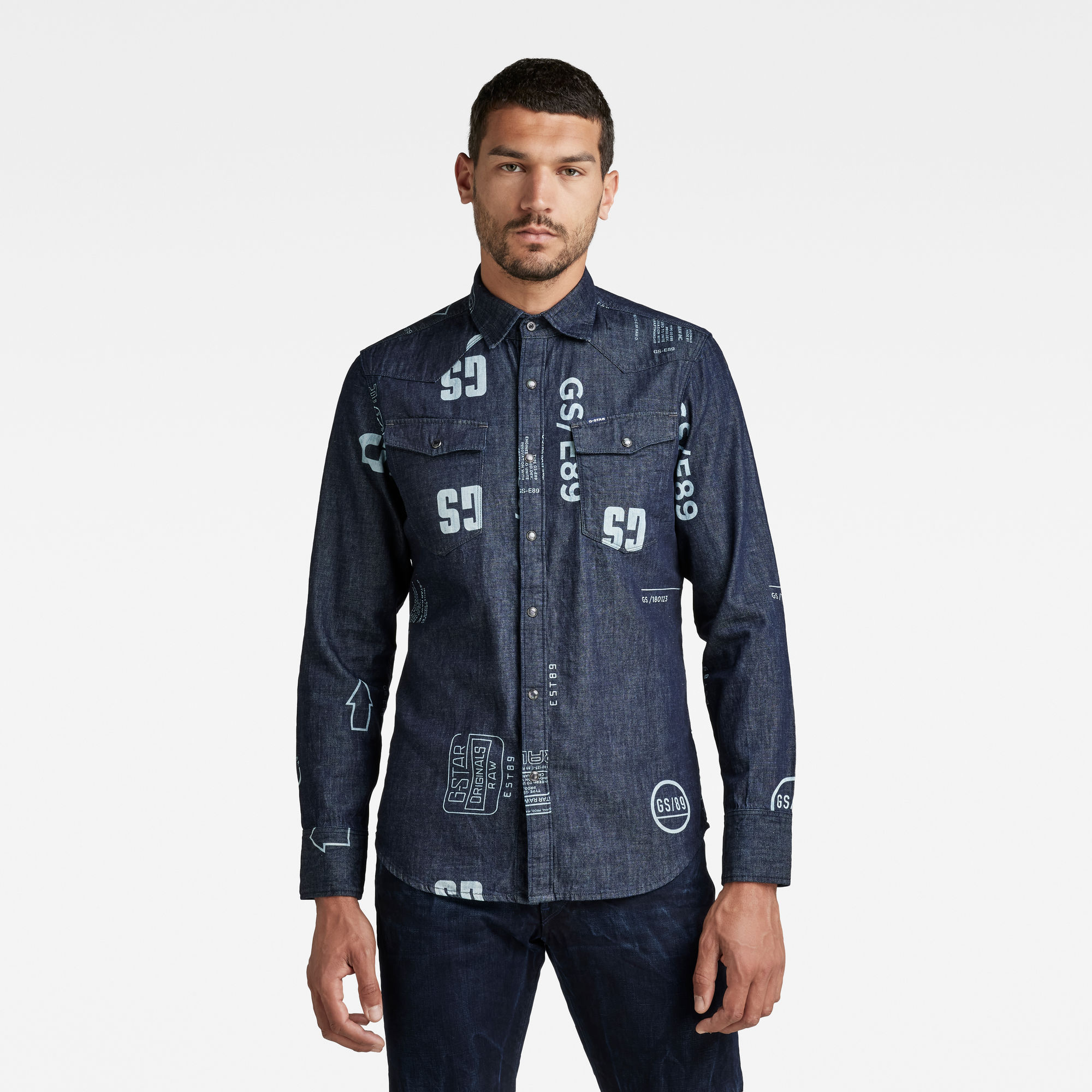 G-Star RAW Heren 3301 Slim Shirt Meerkleurig G-Star RAW Heren 3301 Slim Shirt Meerkleurig