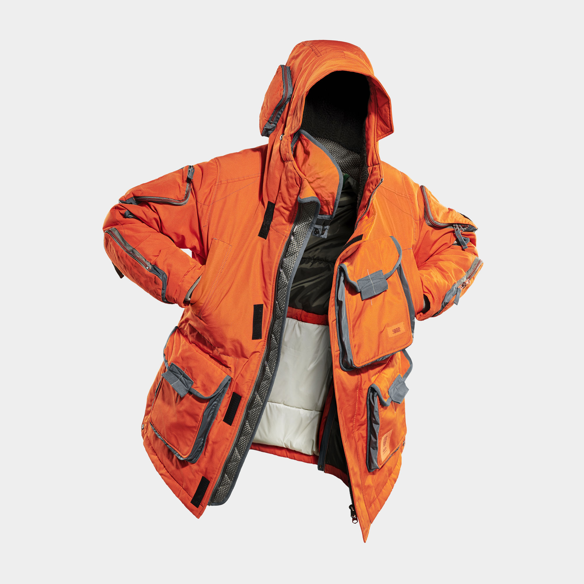 E Luggage Parka - Orange - Herren