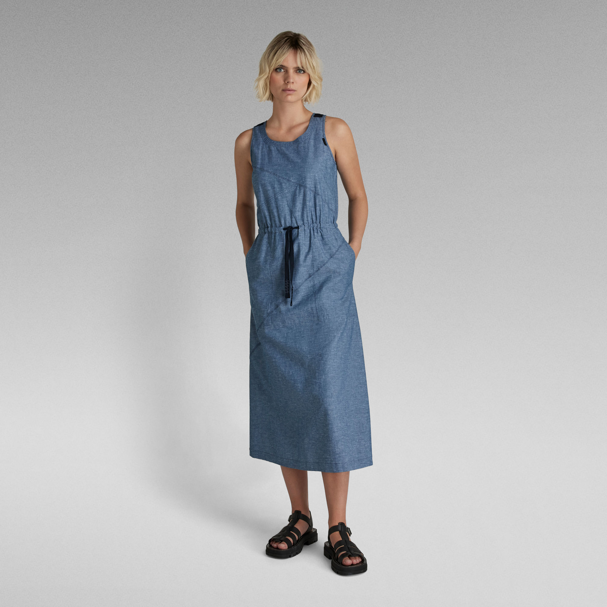 Utility Kleid - Mehrfarbig - Damen