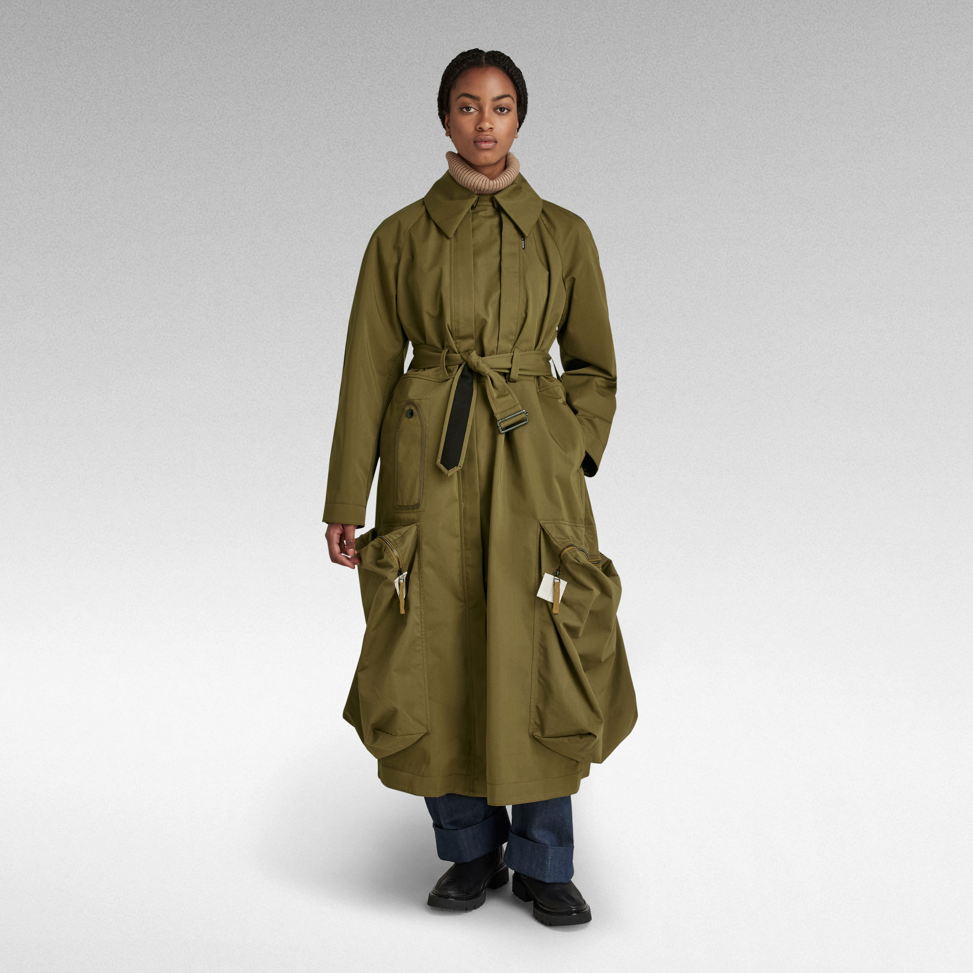 E Para 2 In 1 Trenchcoat - Mehrfarbig - Damen