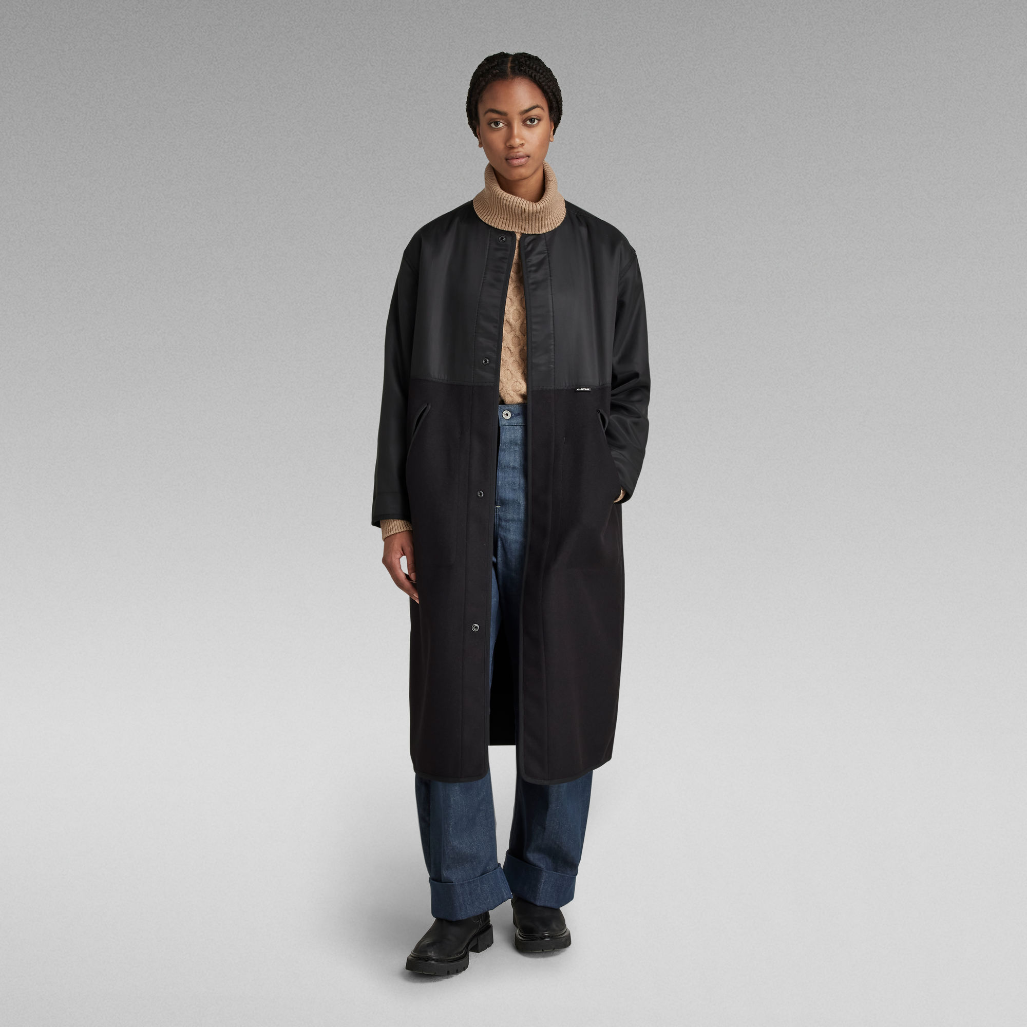 G-Star RAW E Para 2 In 1 Trenchcoat Meerkleurig Dames