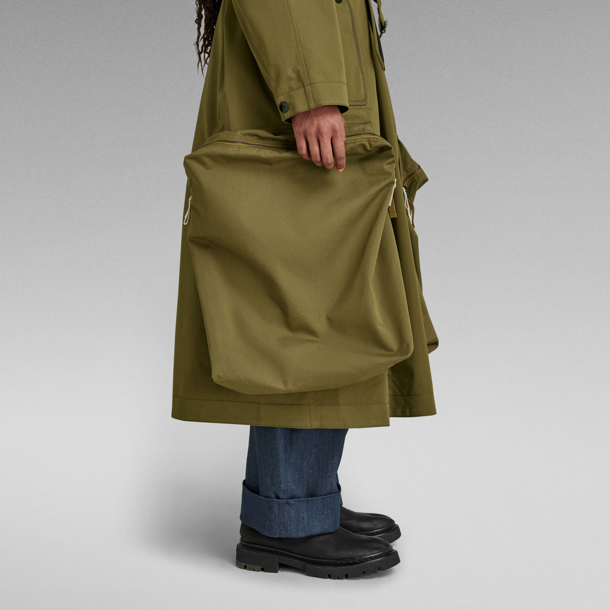 G-Star RAW E Para 2 In 1 Trenchcoat Meerkleurig Dames