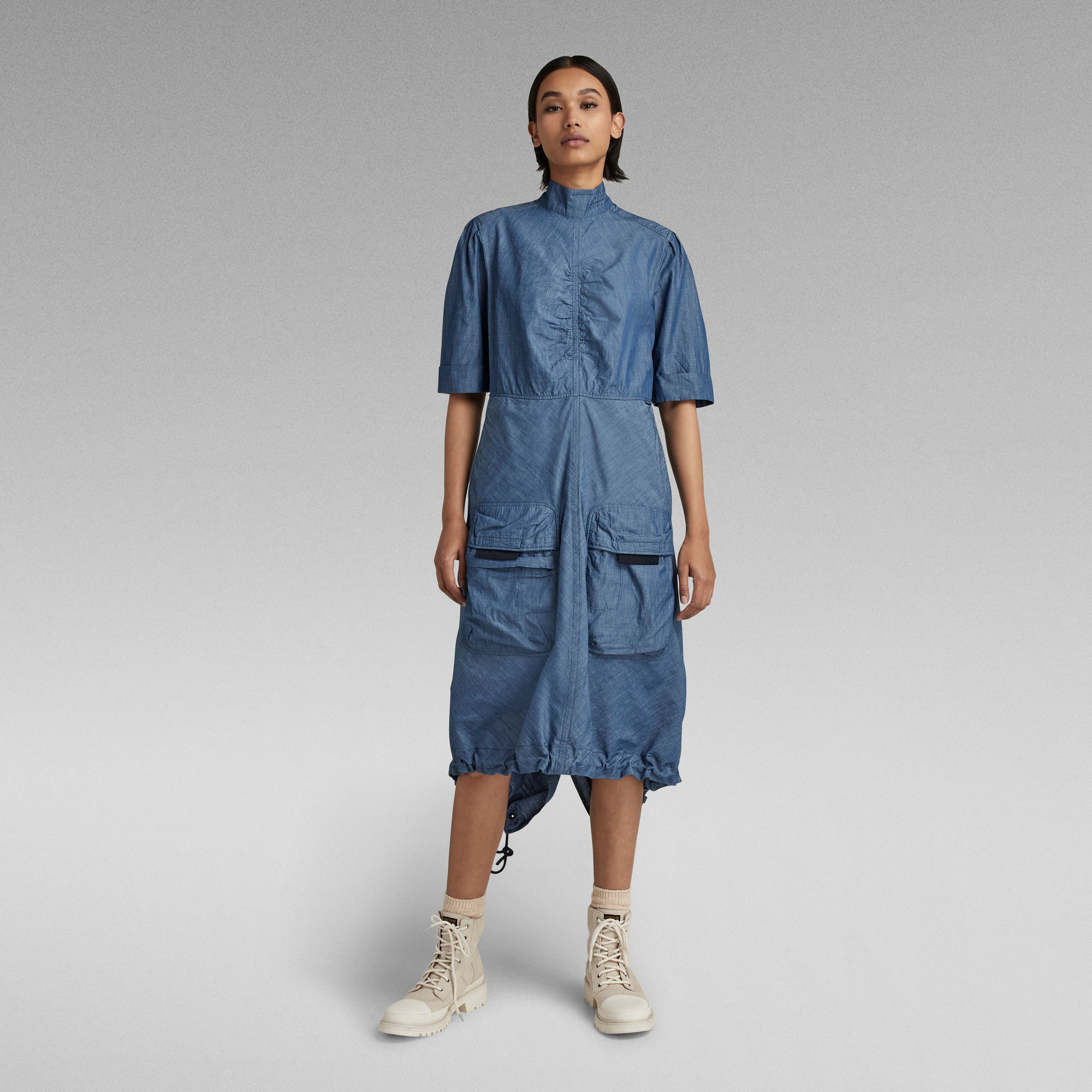 

Jurk Fishtail - Donkerblauw - Dames