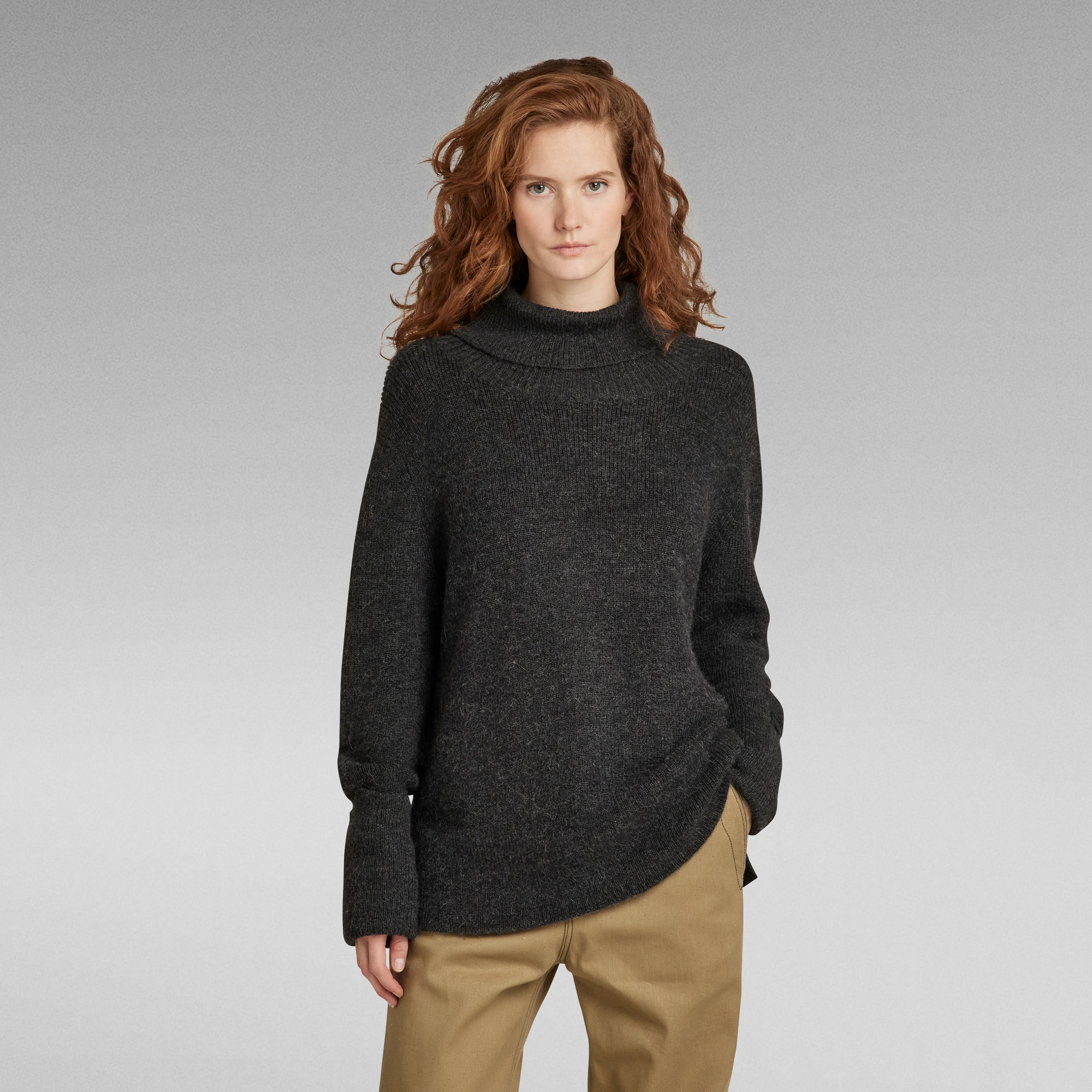 

E Turtle Rib Knit - Multi color - Women
