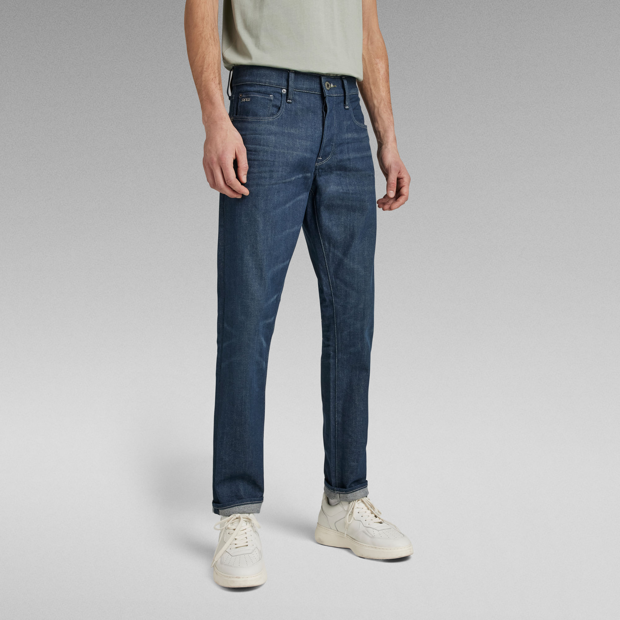 

3301 Straight Tapered Jeans - Donkerblauw - Heren