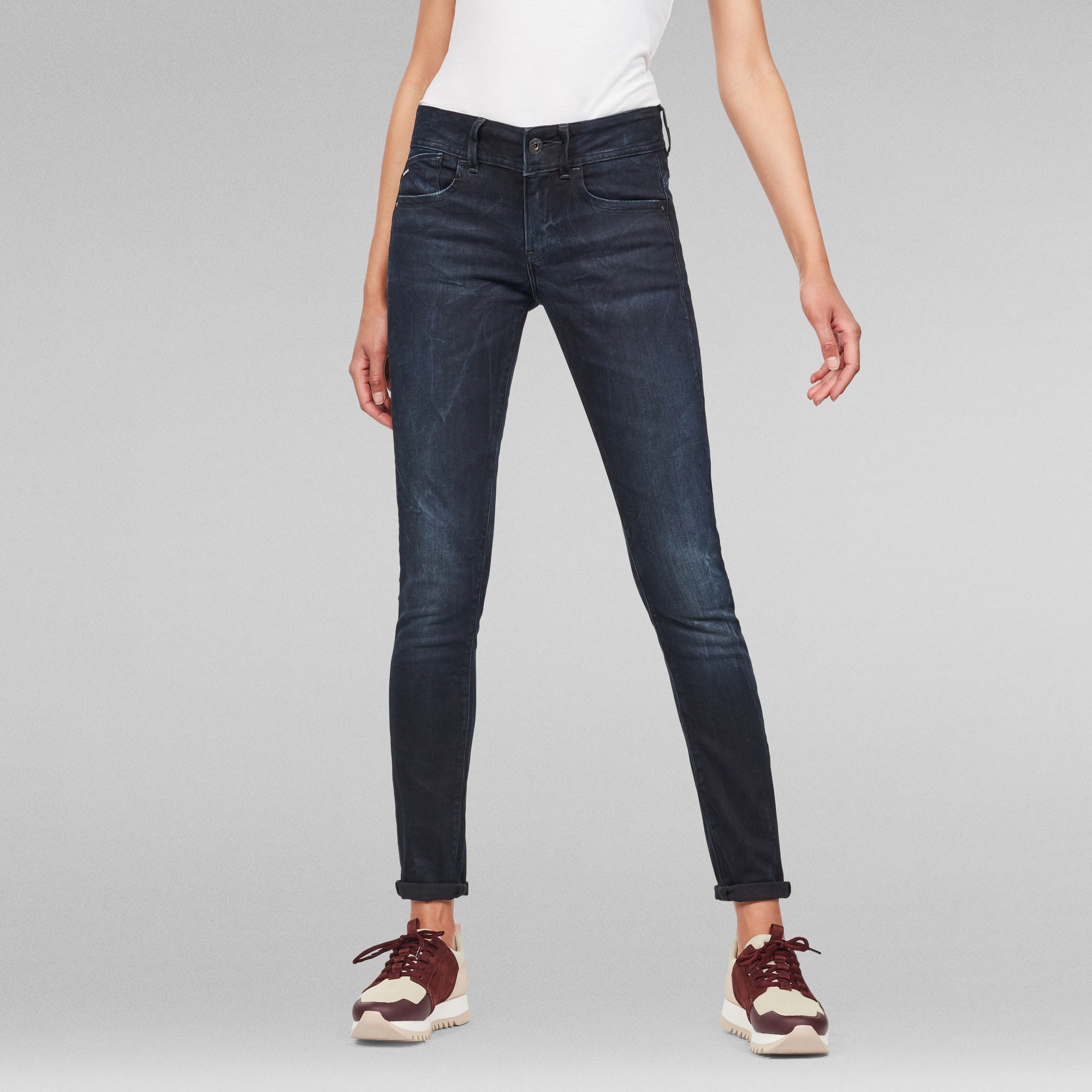 

Lynn Super Skinny Jeans - Dunkelblau - Damen