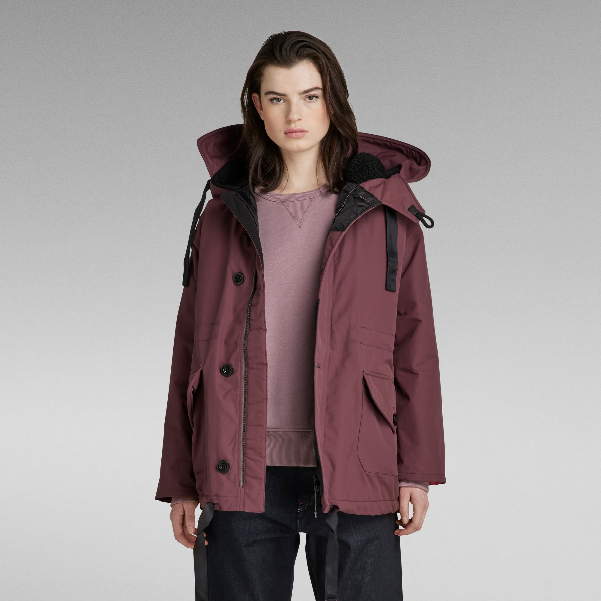 

Mid Parka - Lila - Damen