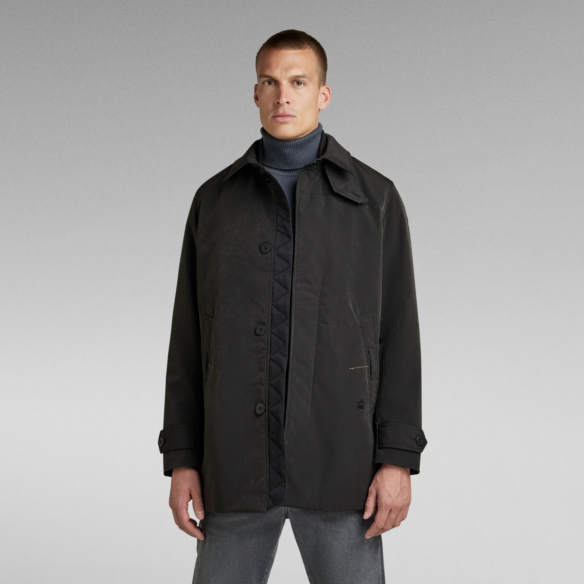 

Utility Padded Trench - Black - Men