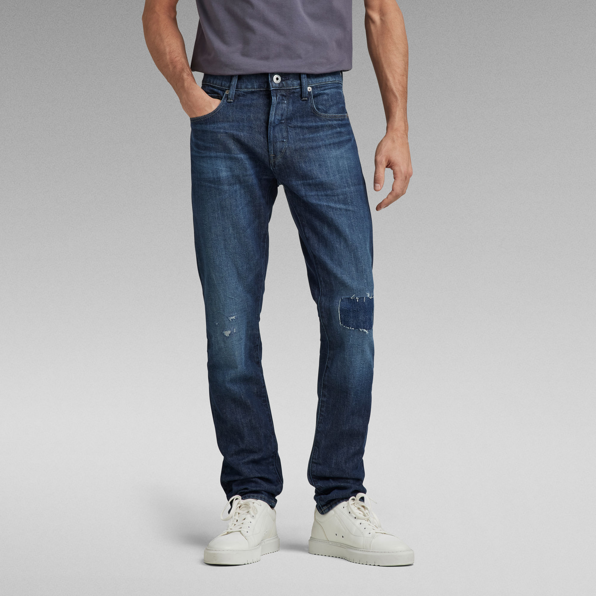 

3301 Slim Jeans - Donkerblauw - Heren