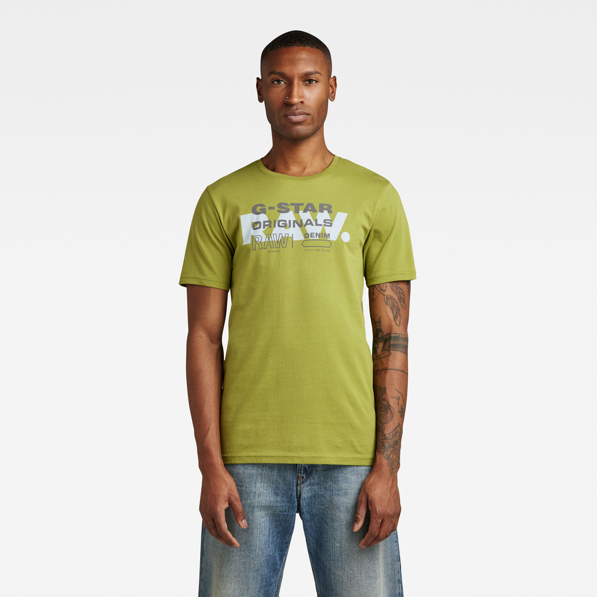 

RAW Originals Slim T-Shirt - Grün - Herren