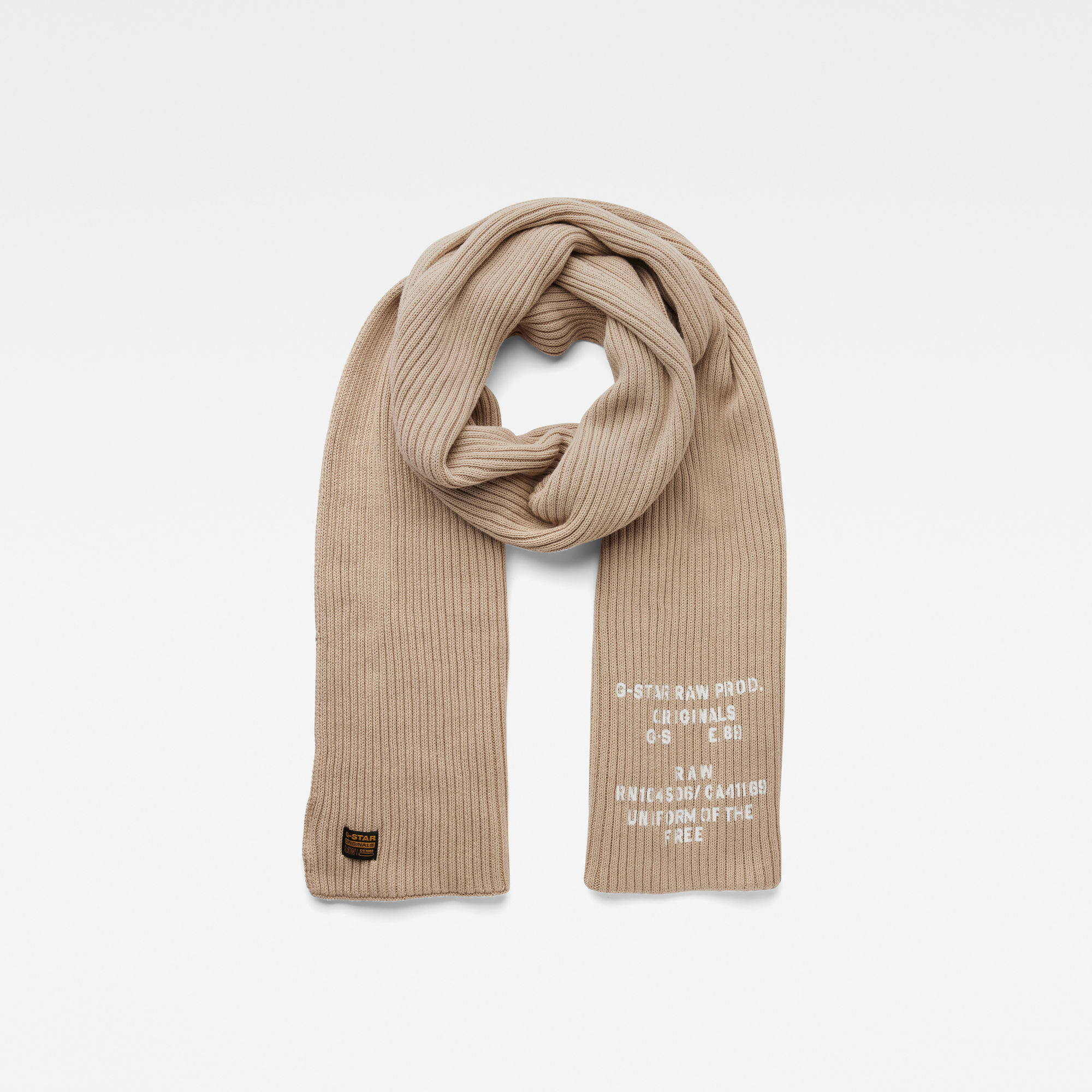 

Effo Scarf Text - Beige - Men