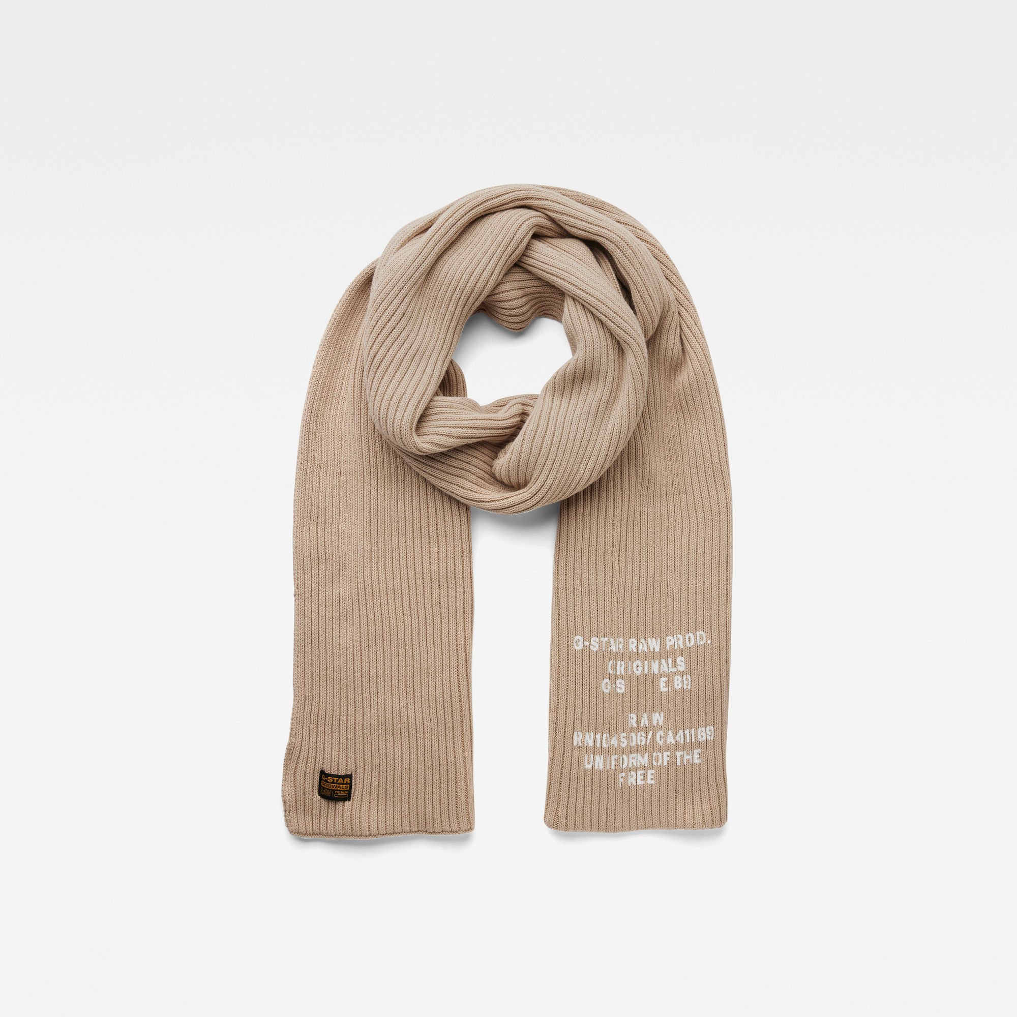 

Effo Schal Text - Beige - Herren