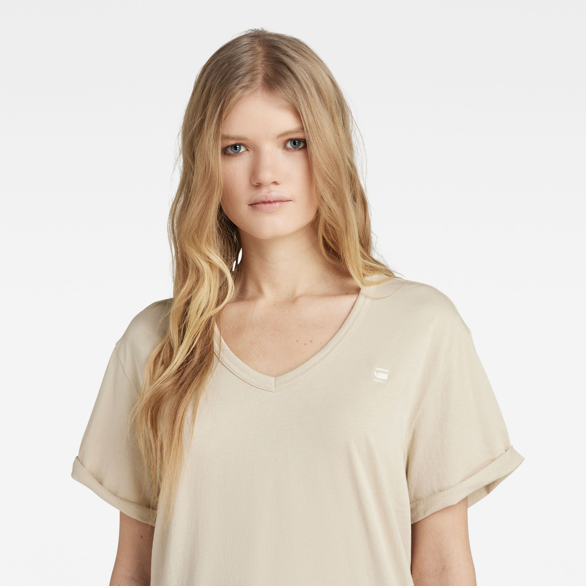G-Star RAW Lash Fem Loose T-Shirt Beige Dames