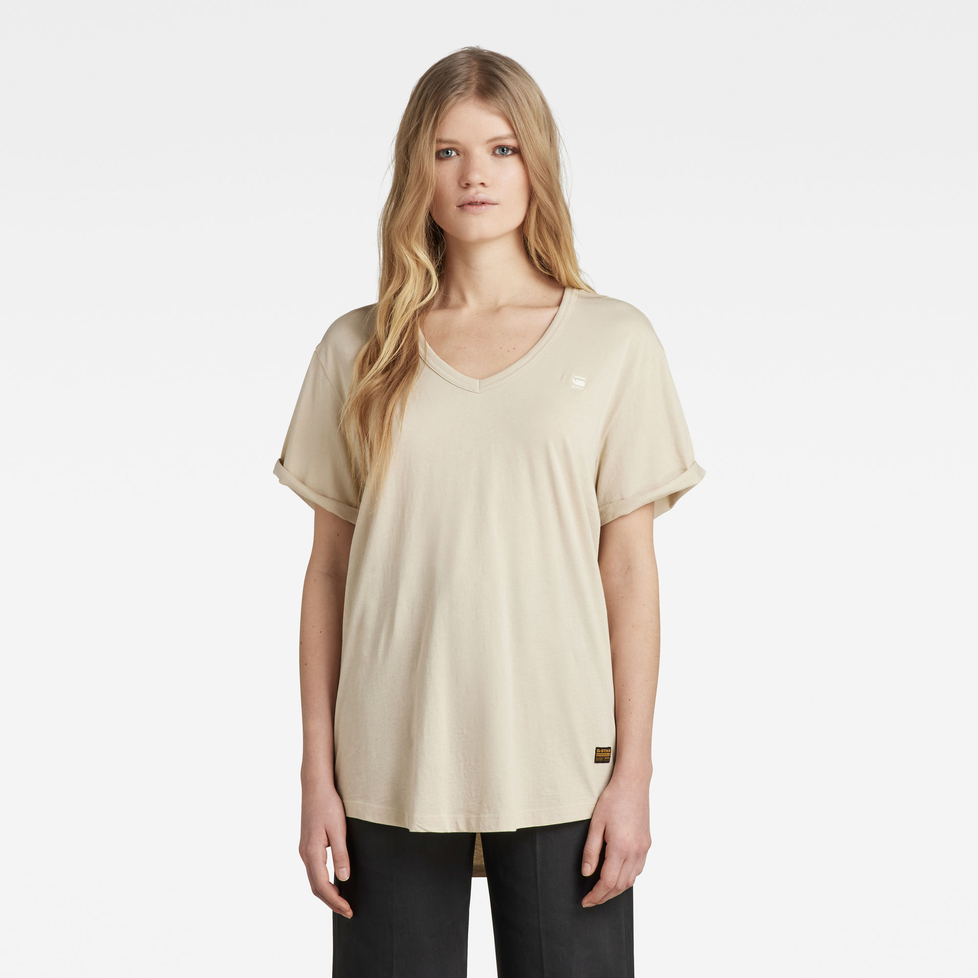 G-Star RAW Lash Fem Loose T-Shirt Beige Dames