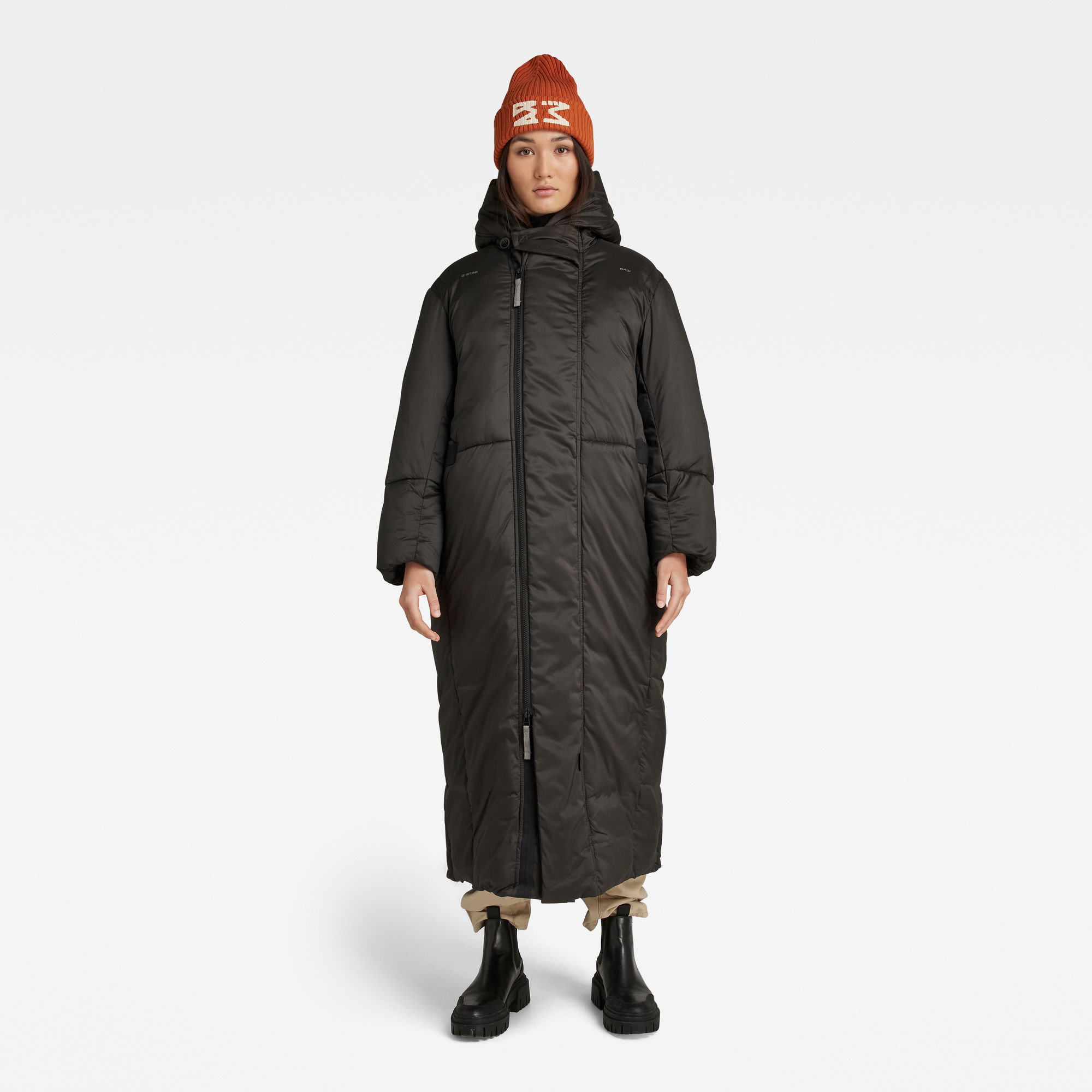 

Gewatteerde Parka G-Whistler Extra Long - Zwart - Dames