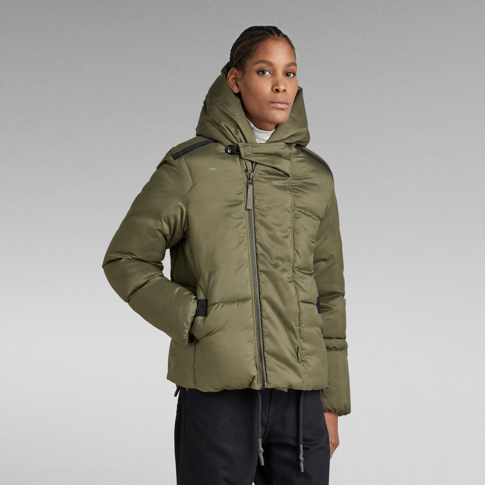 

G - Whistler Short Padded Jacket - Green - Women