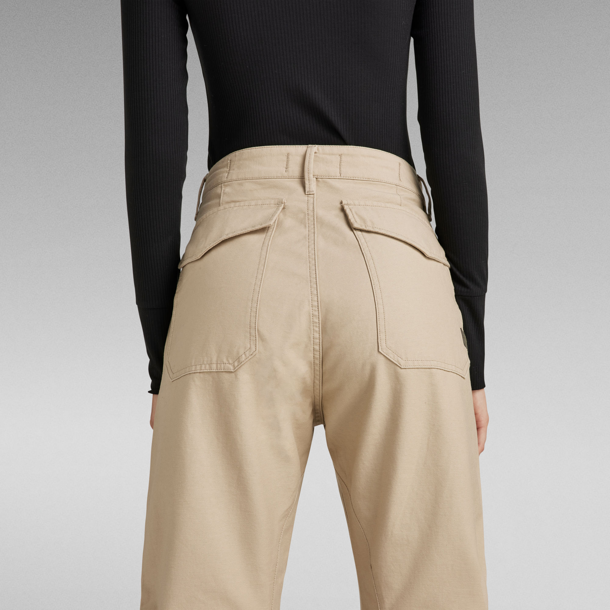 G-Star RAW 3D Fatigue Boyfriend Pants Beige Dames