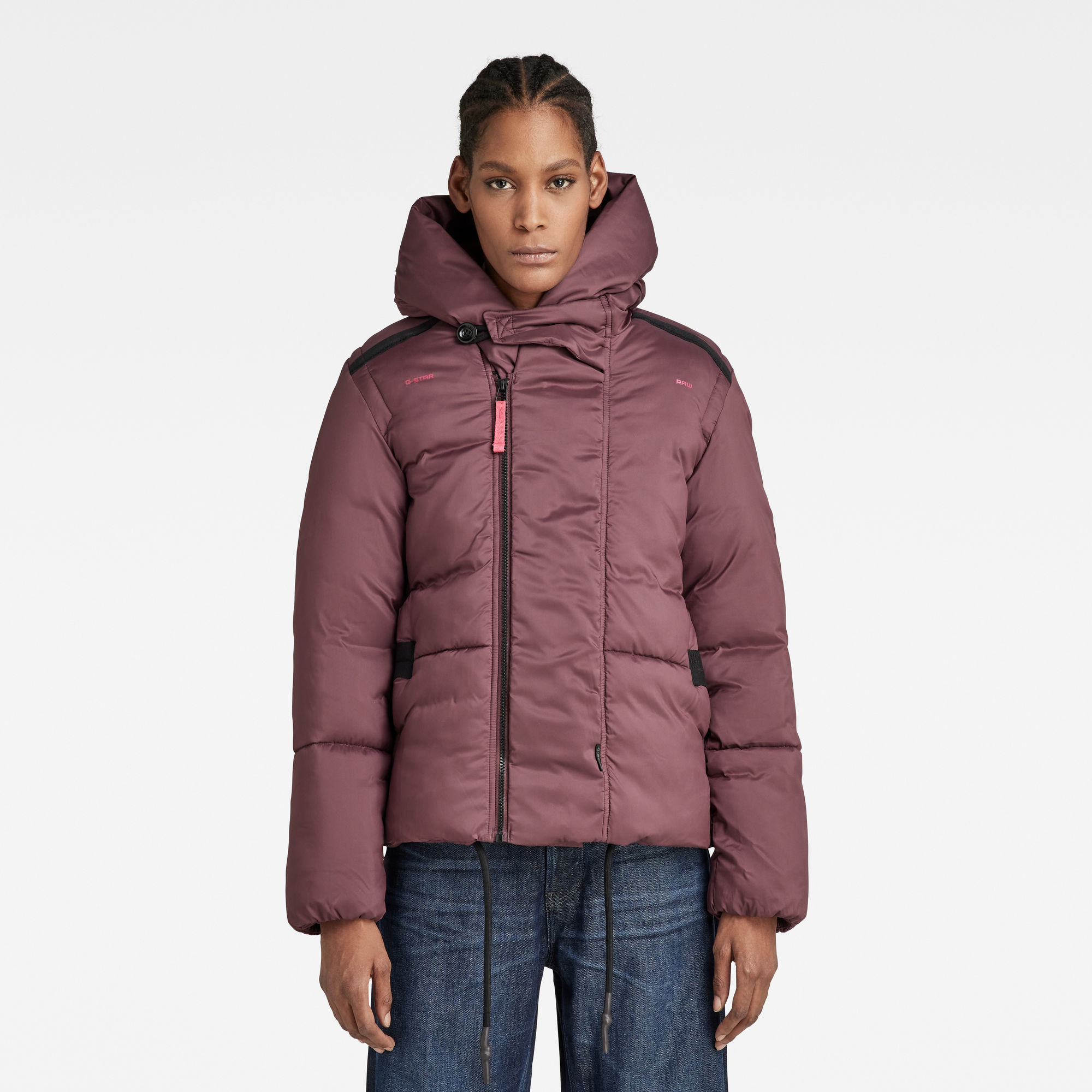 

Gewatteerd Jack G-Whistler Short - Paars - Dames