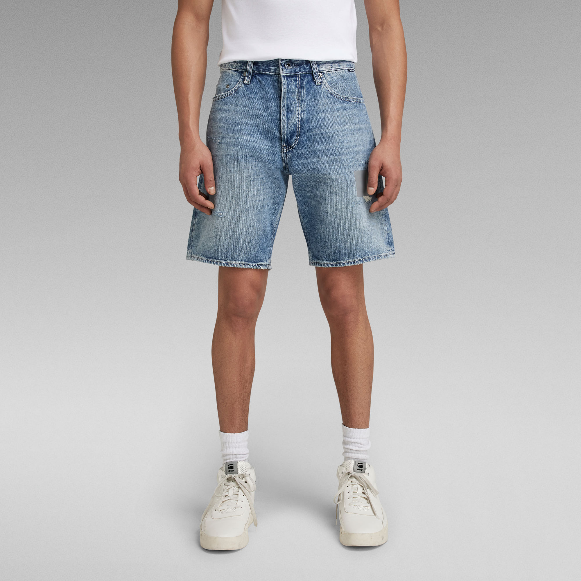 Triple A Denim Shorts - Hellblau - Herren