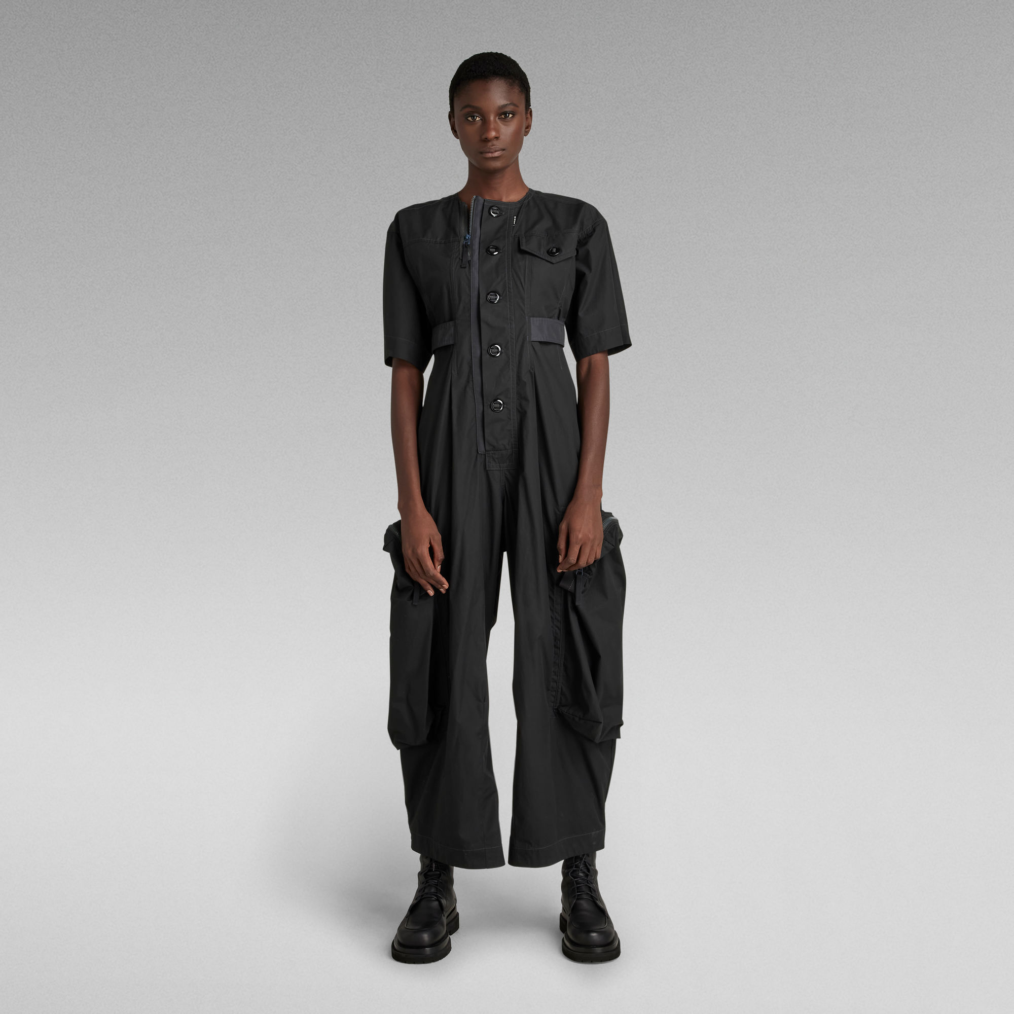 

E Para Jumpsuit - Zwart - Dames