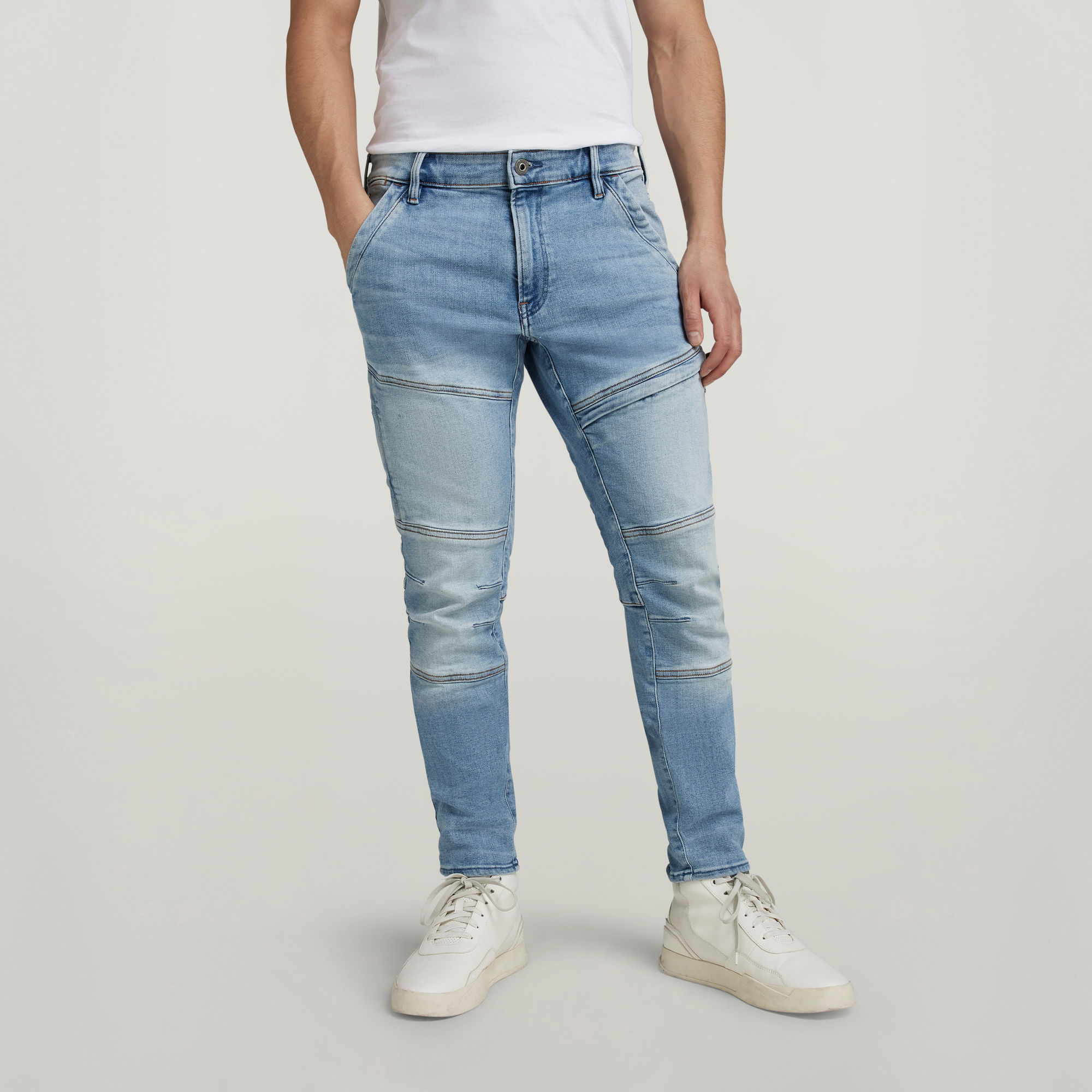 

Rackam 3D Skinny Jeans - Midden blauw - Heren