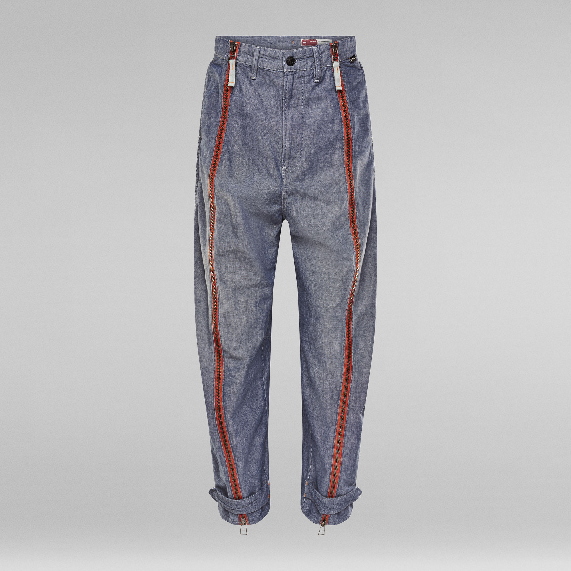 

E Broek Front Zipped - Lichtblauw - Dames