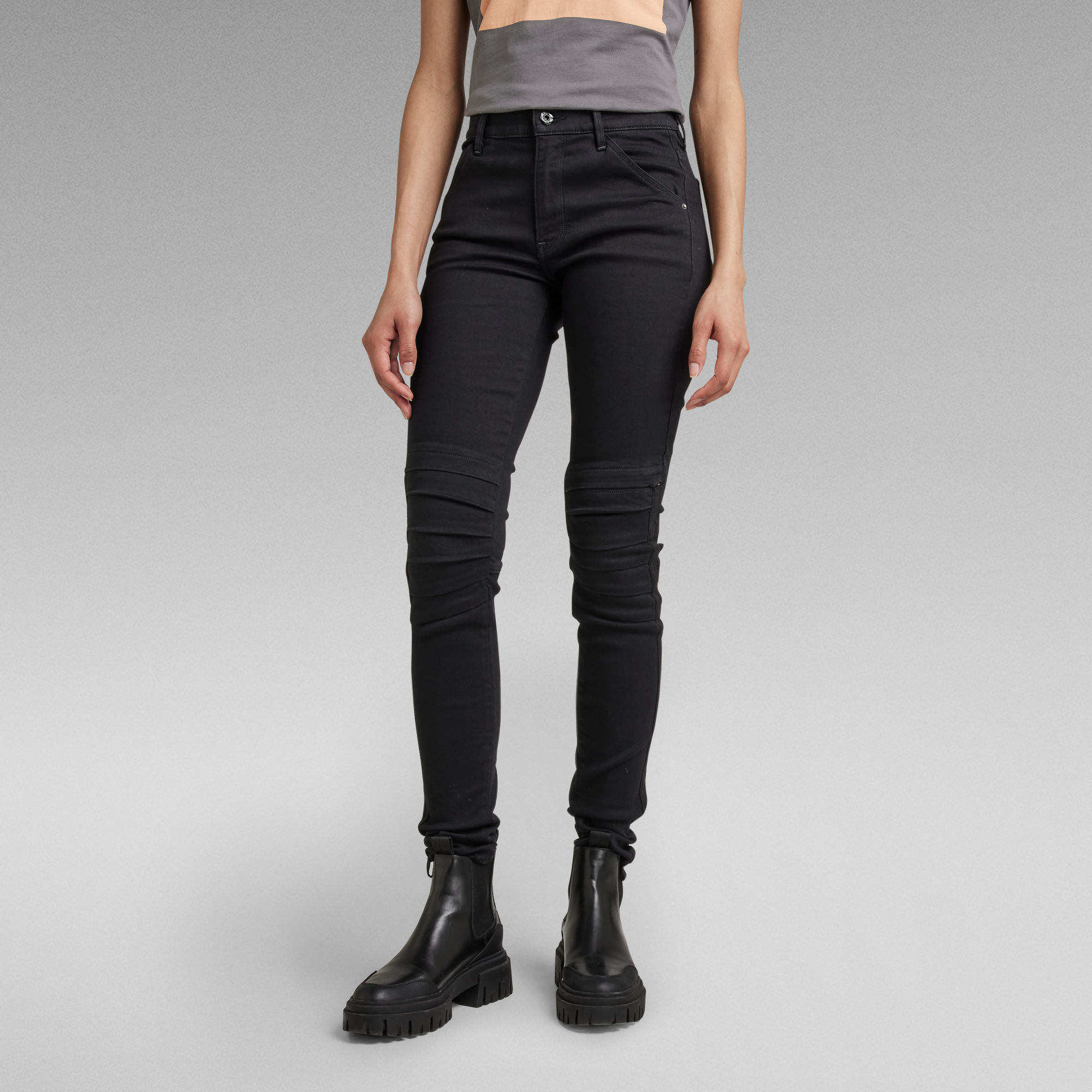 

1914 3D Skinny Jeans - Black - Women